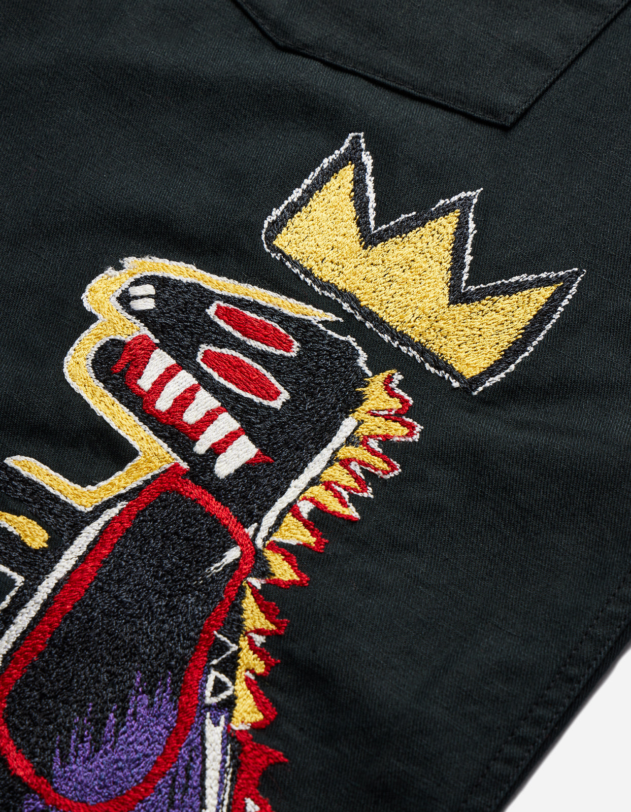5124 Pez Dispenser Mill Shirt · Maharishi x Jean-Michel Basquiat Black
