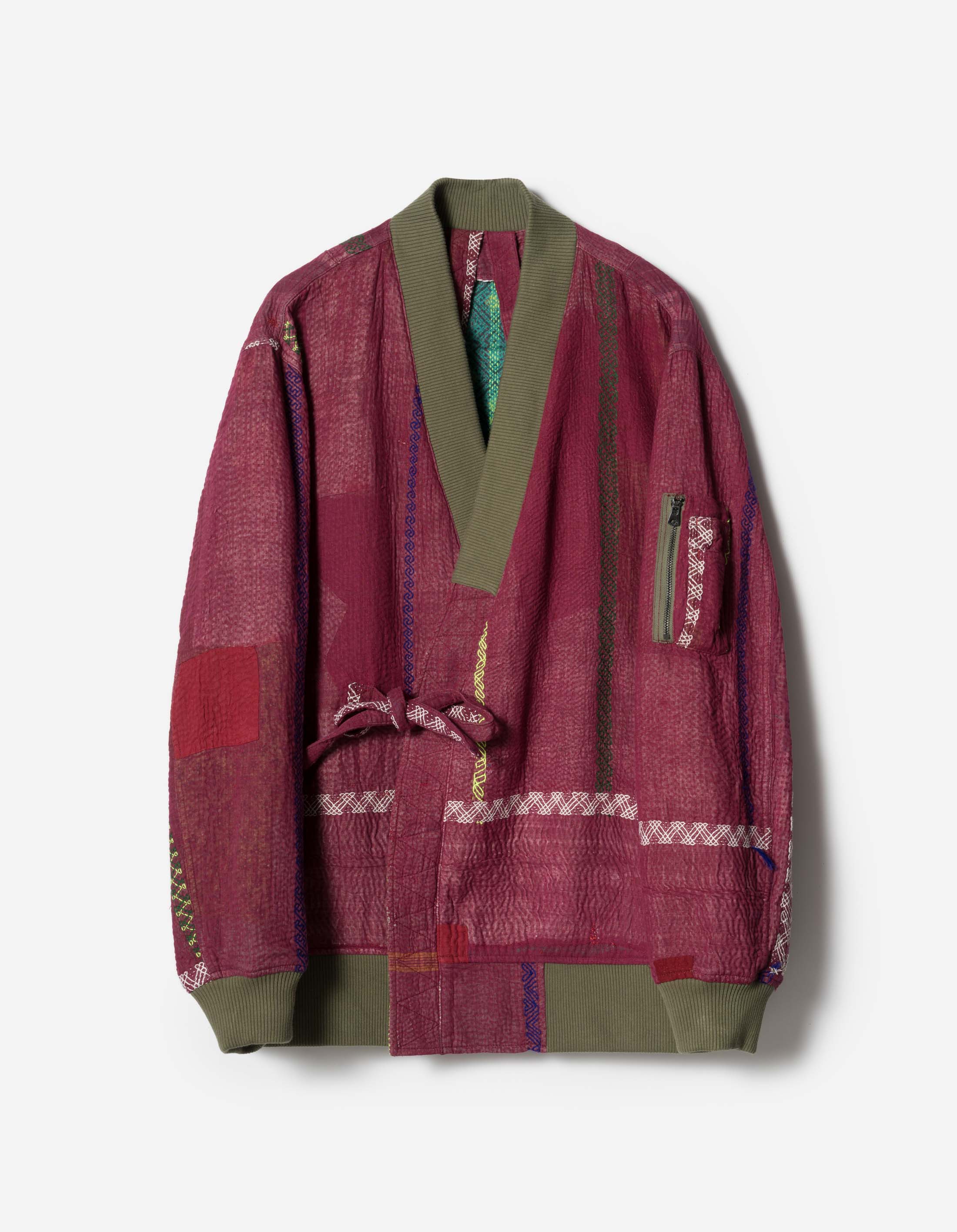 7191 Upcycled MA1 Kimono Multi – Maharishi