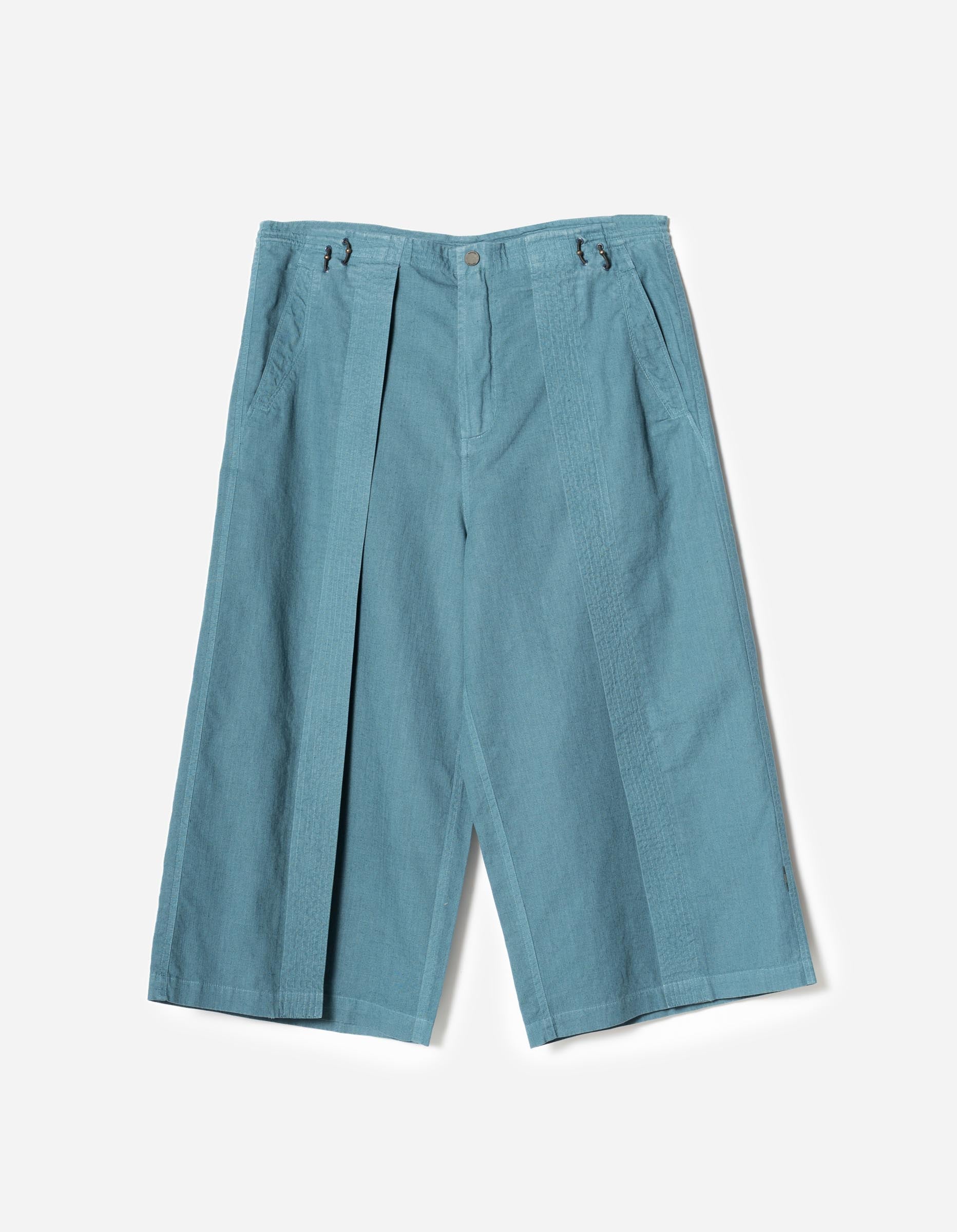 7217 Cropped Hakama Pants Airforce Blue – Maharishi