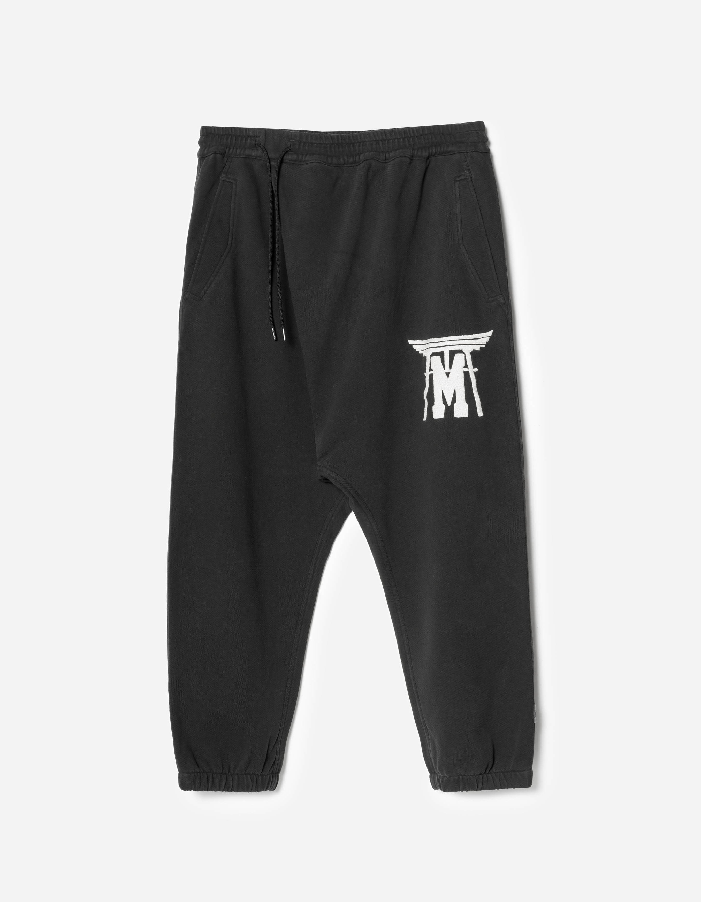 7246 Okinawa Vintage Asym Sweatpant Black – Maharishi