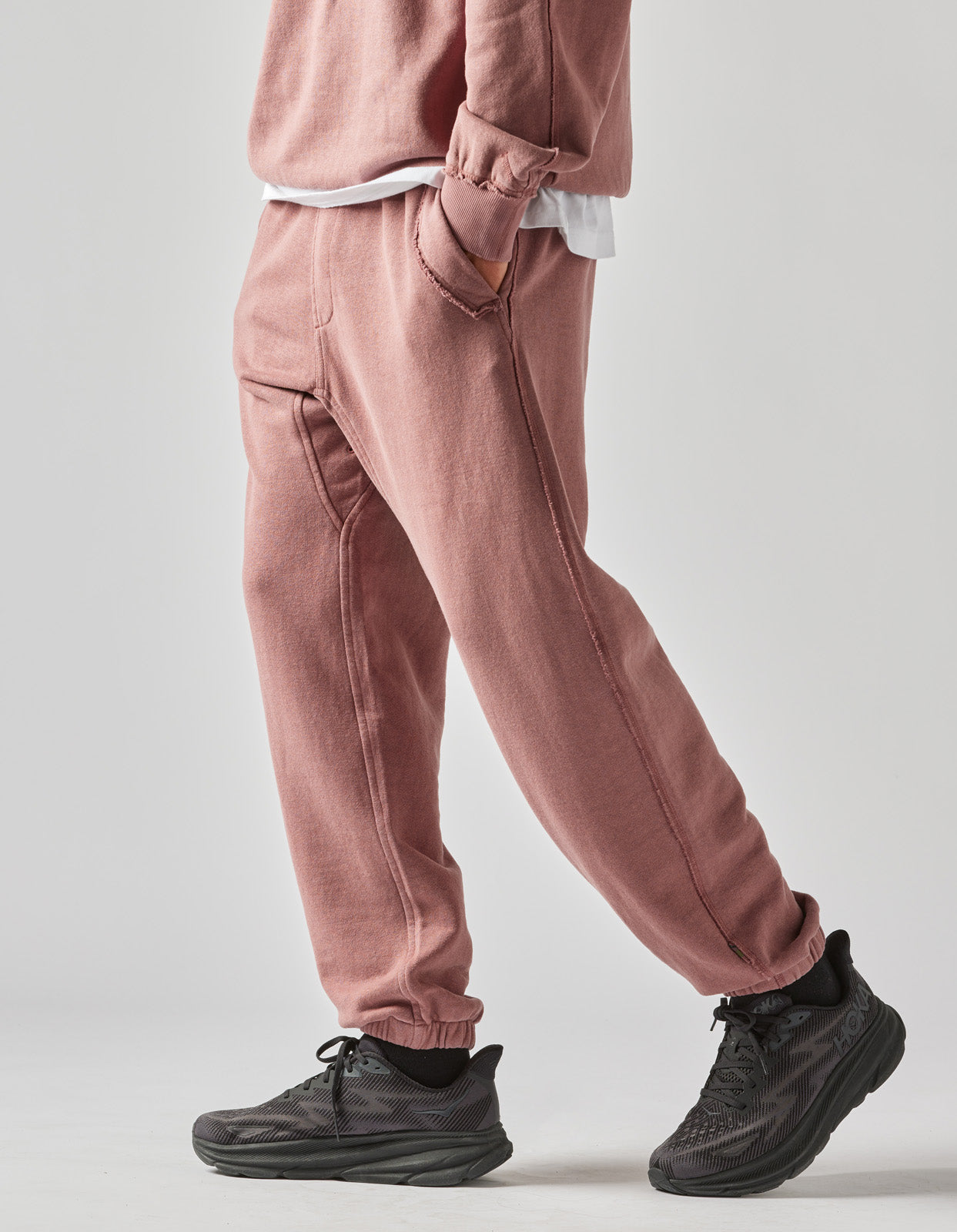 8027 Hemp Organic Sweatpants Murasaki Purple
