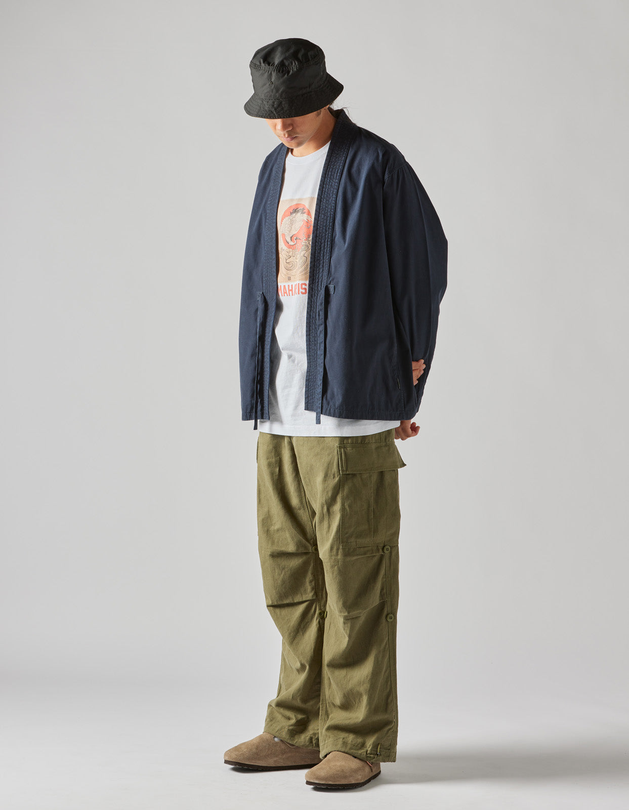 8190 U.S. Hanten Shirt Navy