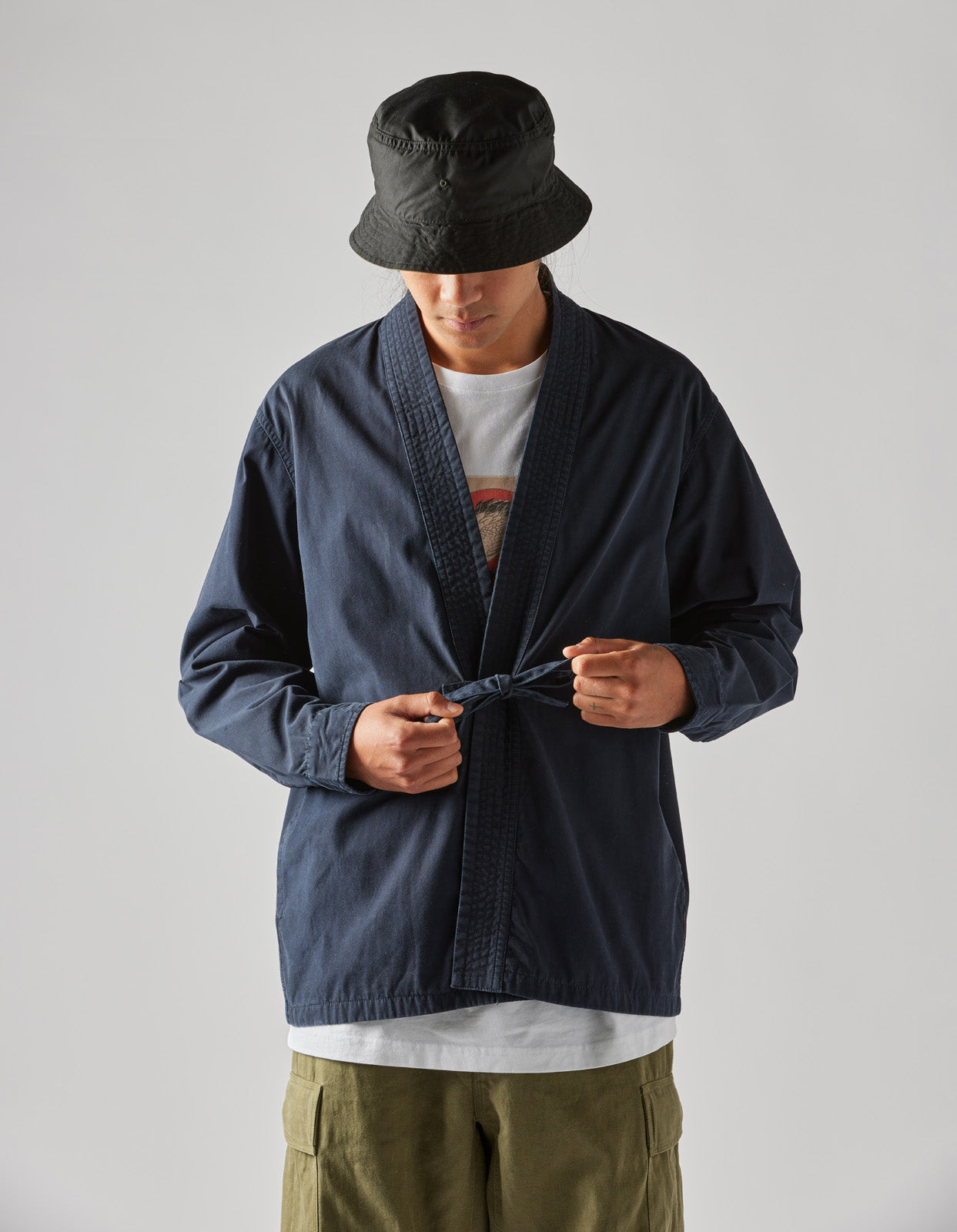 8190 U.S. Hanten Shirt Navy