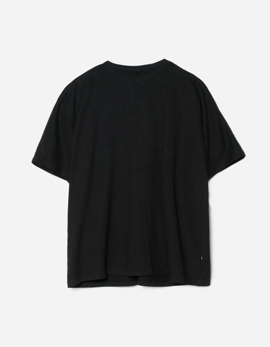 5234 Hemp Cross Oversized T-Shirt Black