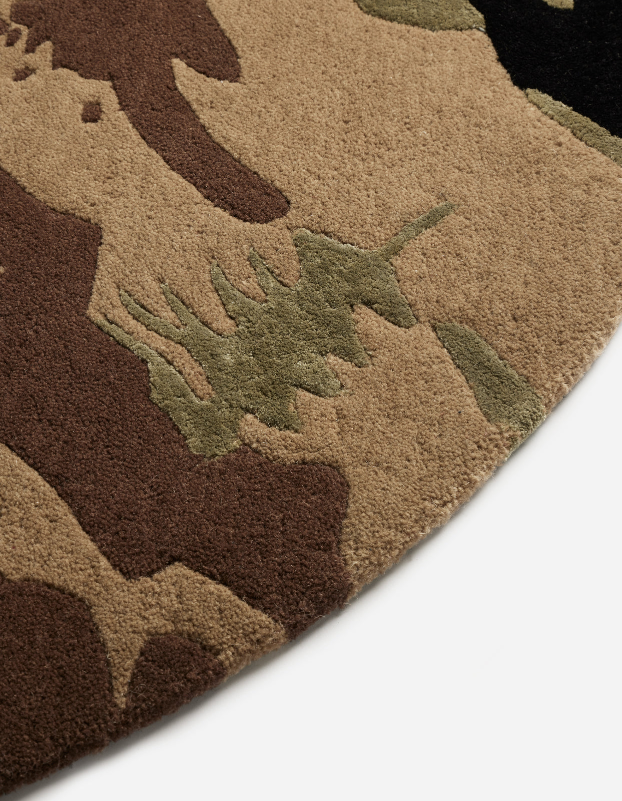 1108 DPM: Bonsai Forest Circular Rug Woodland