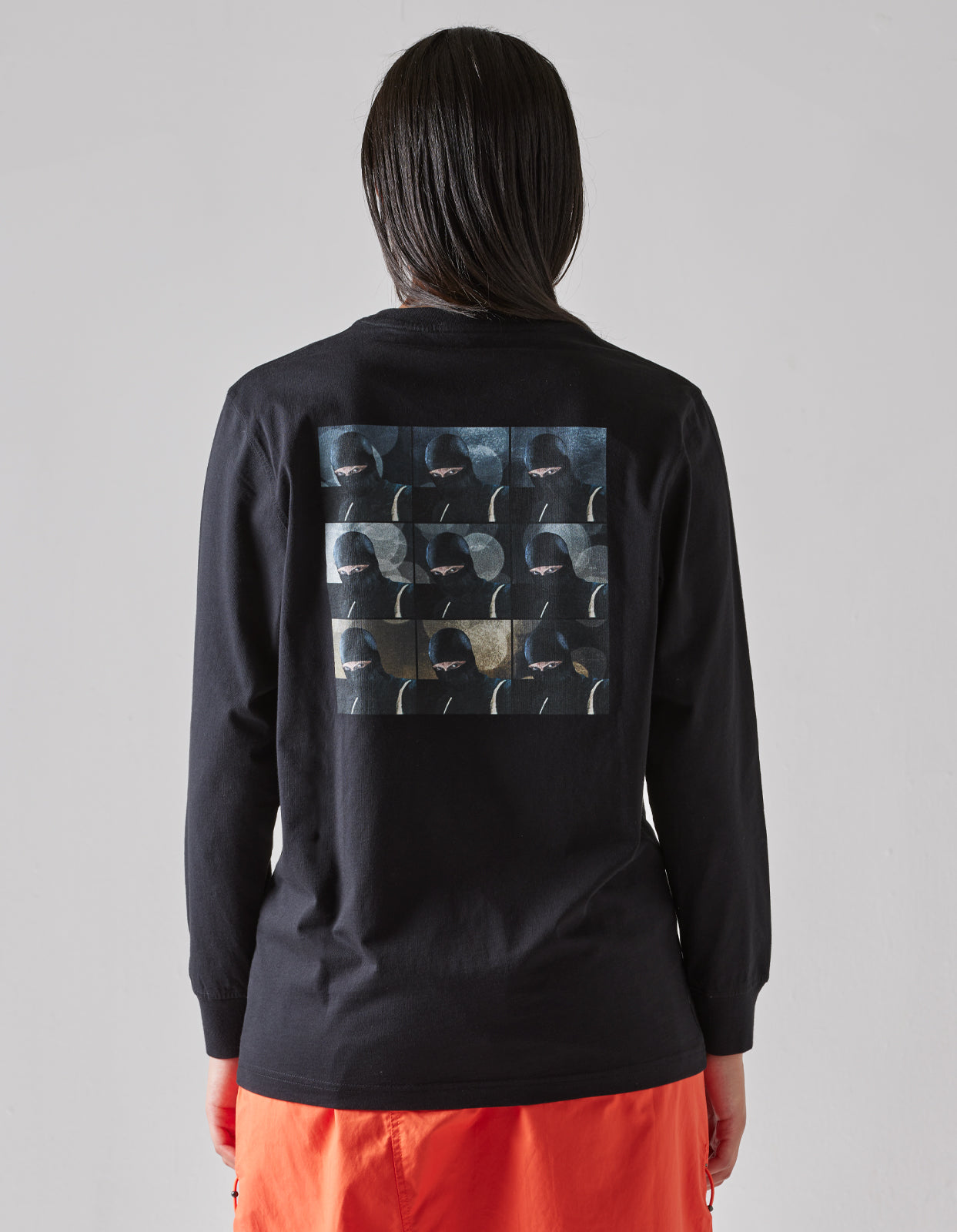 1106 The Jaguar Mask L/S T-Shirt Black