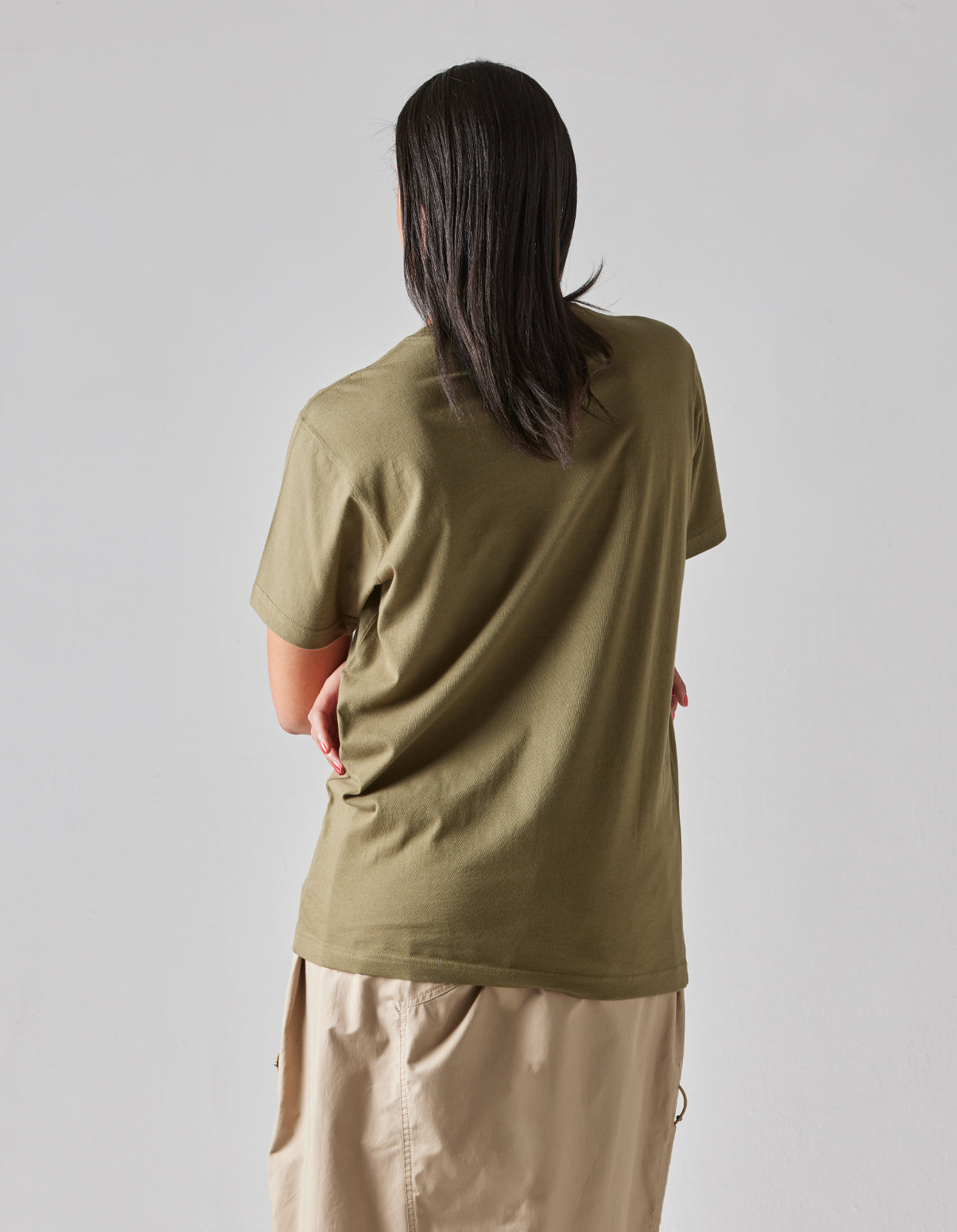 4507 Flying Peace Cranes T-Shirt Olive OG-107F