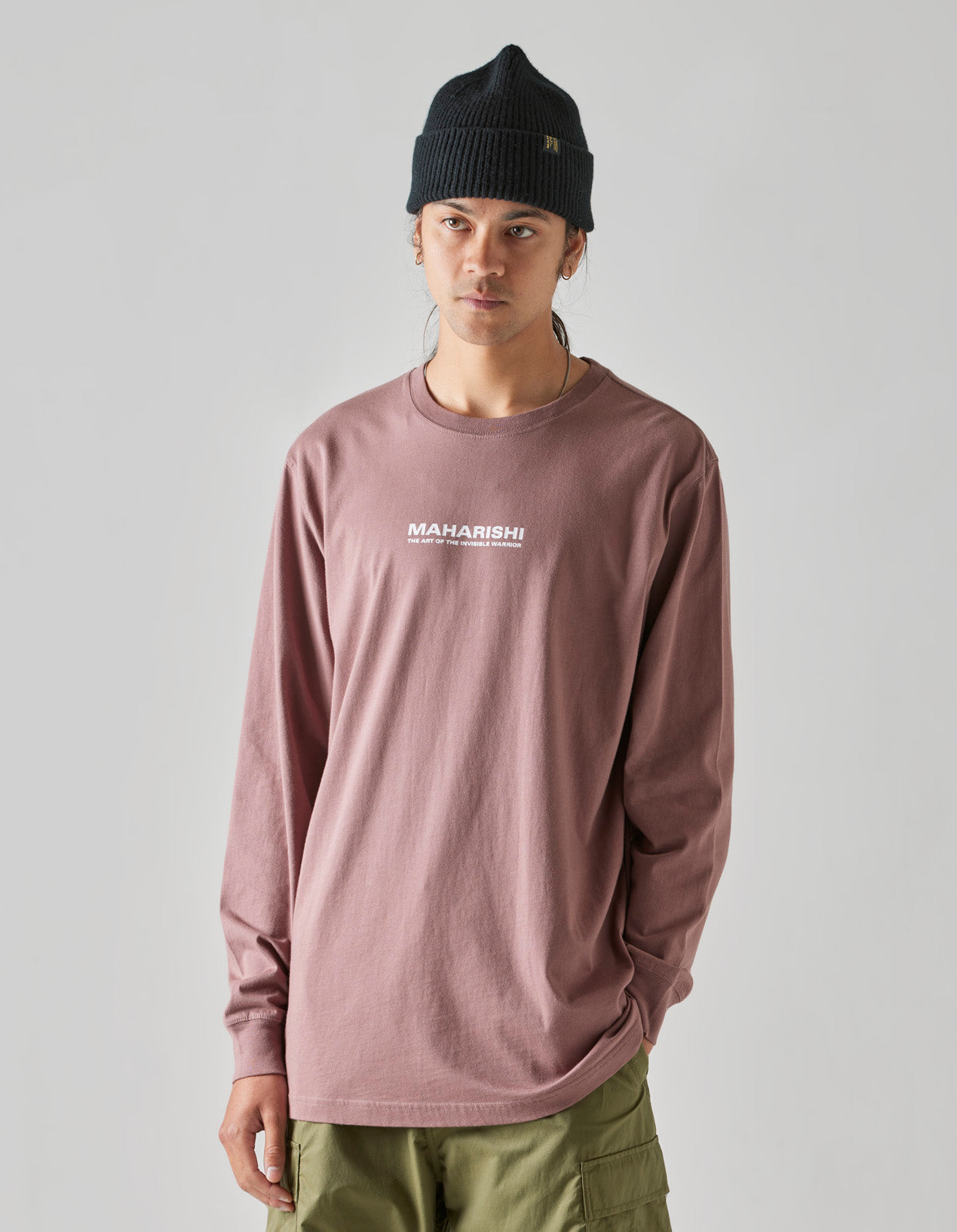 1106 The Jaguar Mask L/S T-Shirt Murasaki Purple