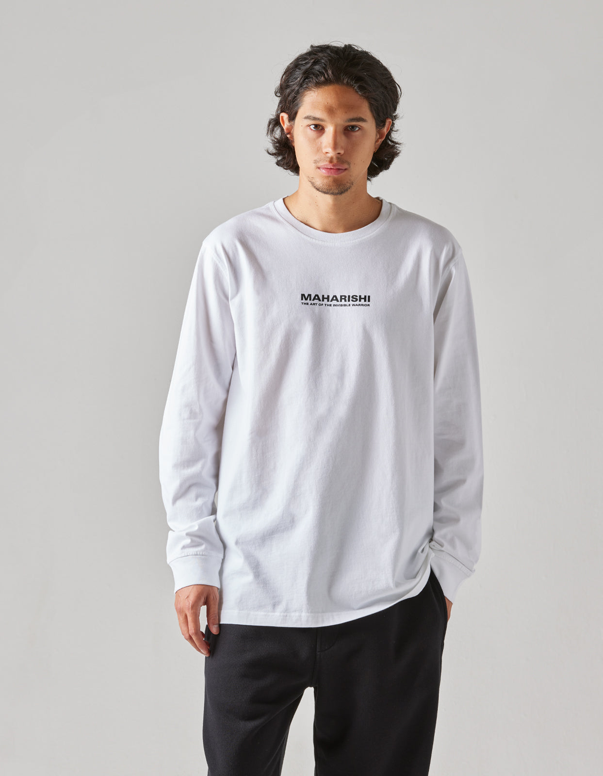 1106 The Jaguar Mask L/S T-Shirt White