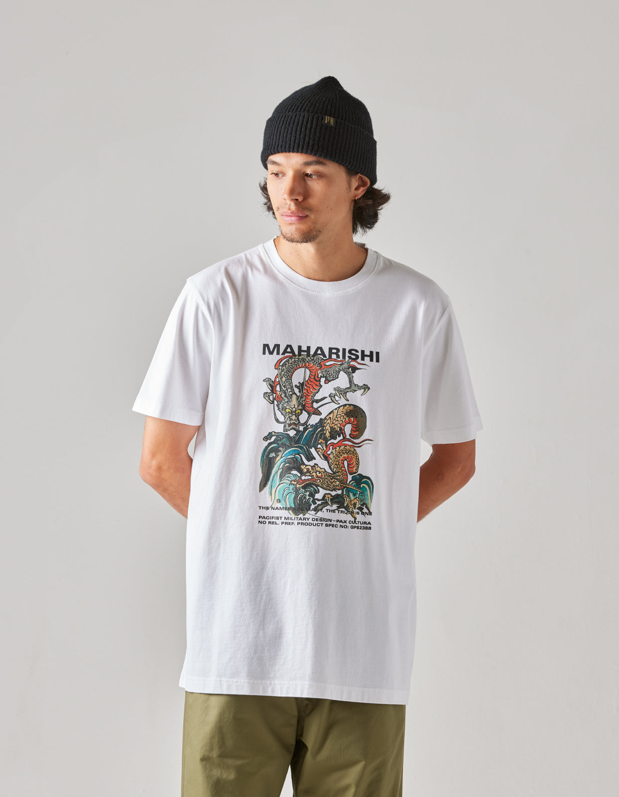 1080 Double Dragons Organic T-Shirt White