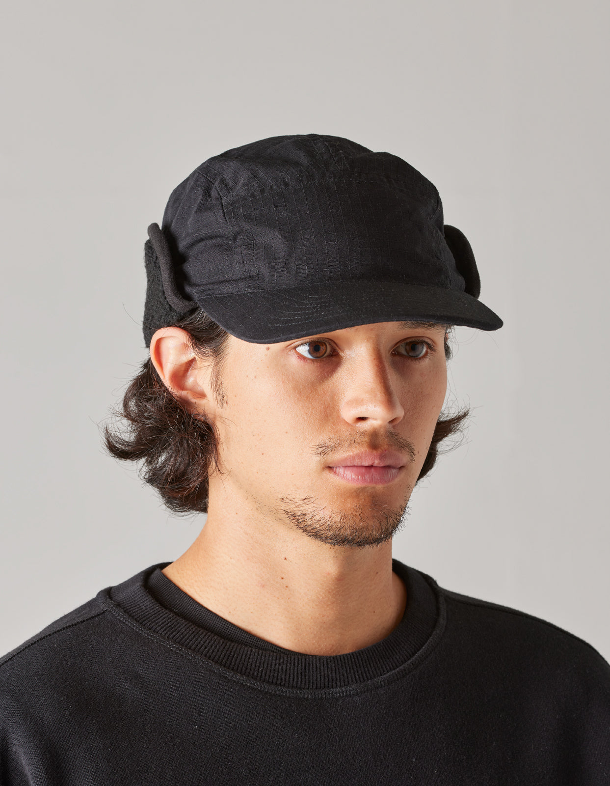 4618 Cordura NYCO® 5 Panel Cap Black