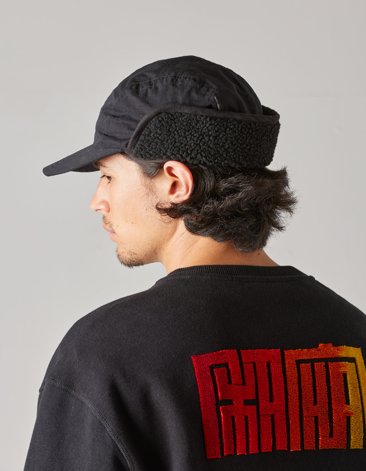 4618 Cordura NYCO® 5 Panel Cap Black