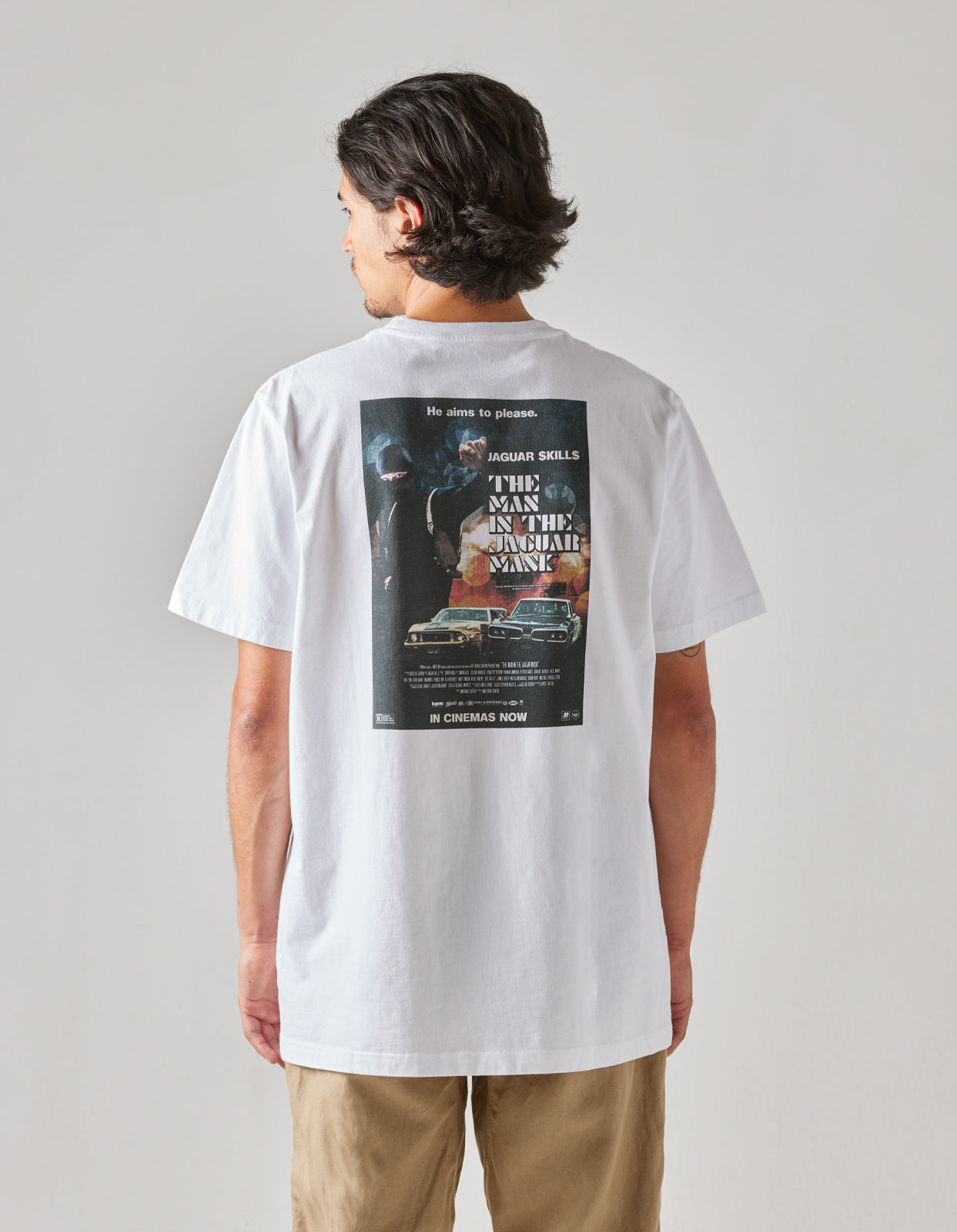 1105 The Man in the Mask T-Shirt White