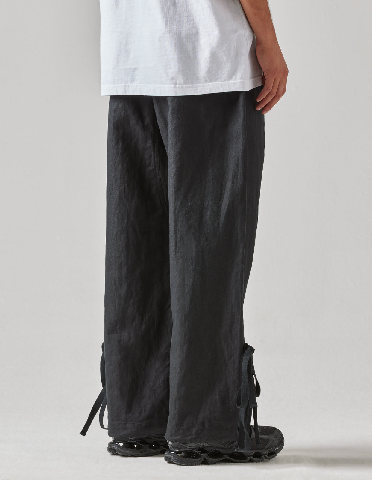 4590 Shinobi Hemp Track Pants Black