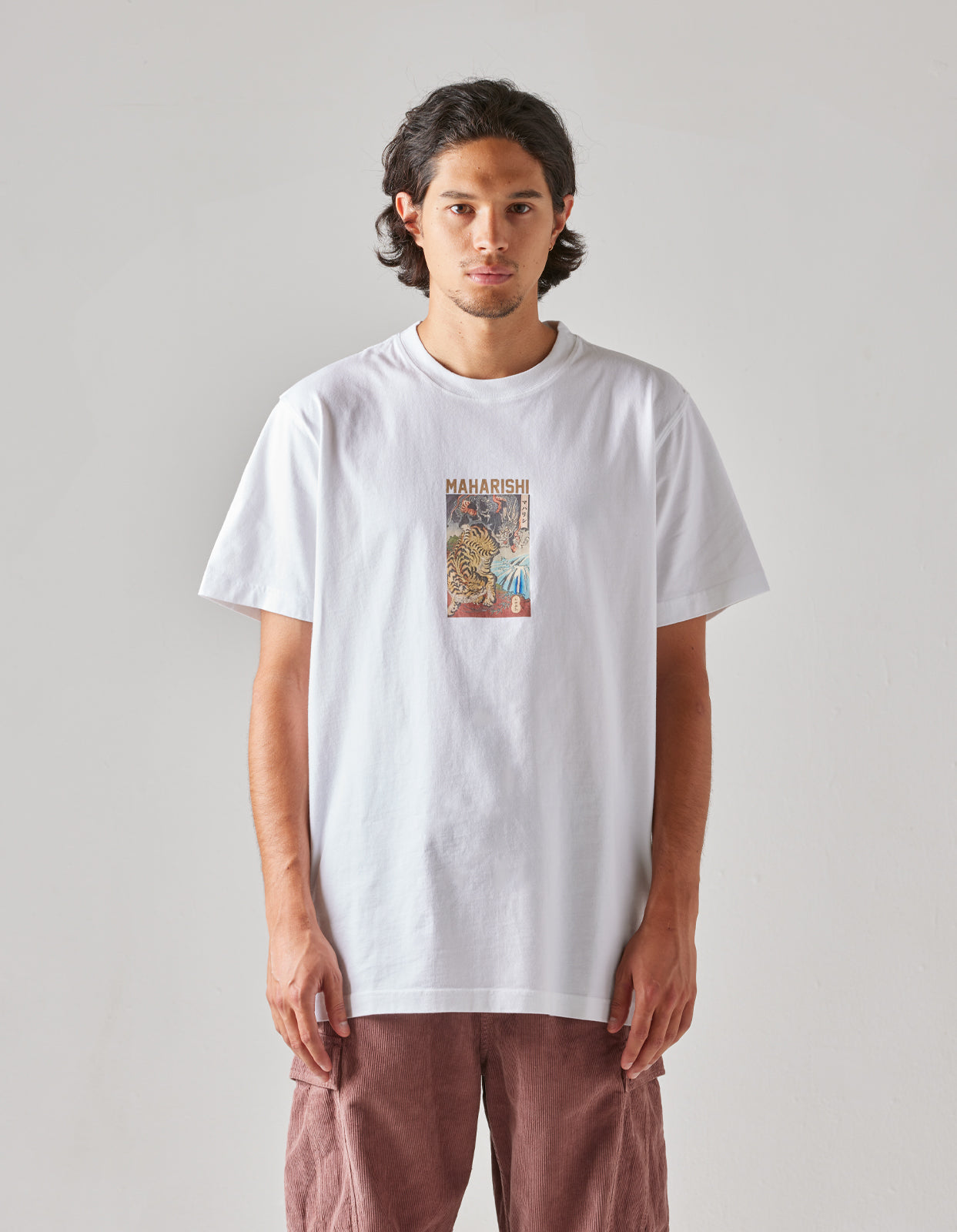 1078 Tiger vs. Dragon T-Shirt White