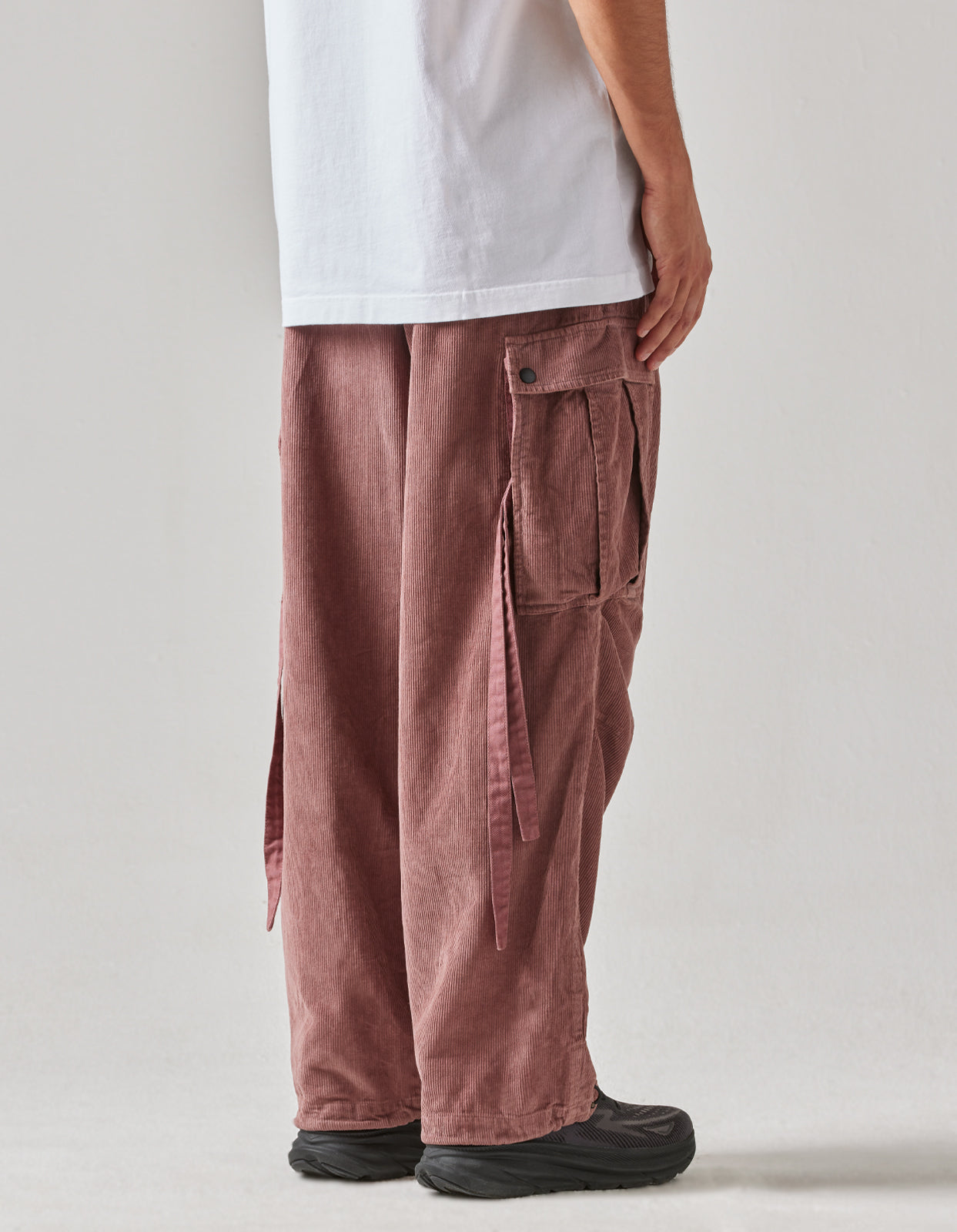 4569 Hemp Utility Cargo Track Pants Murasaki Purple