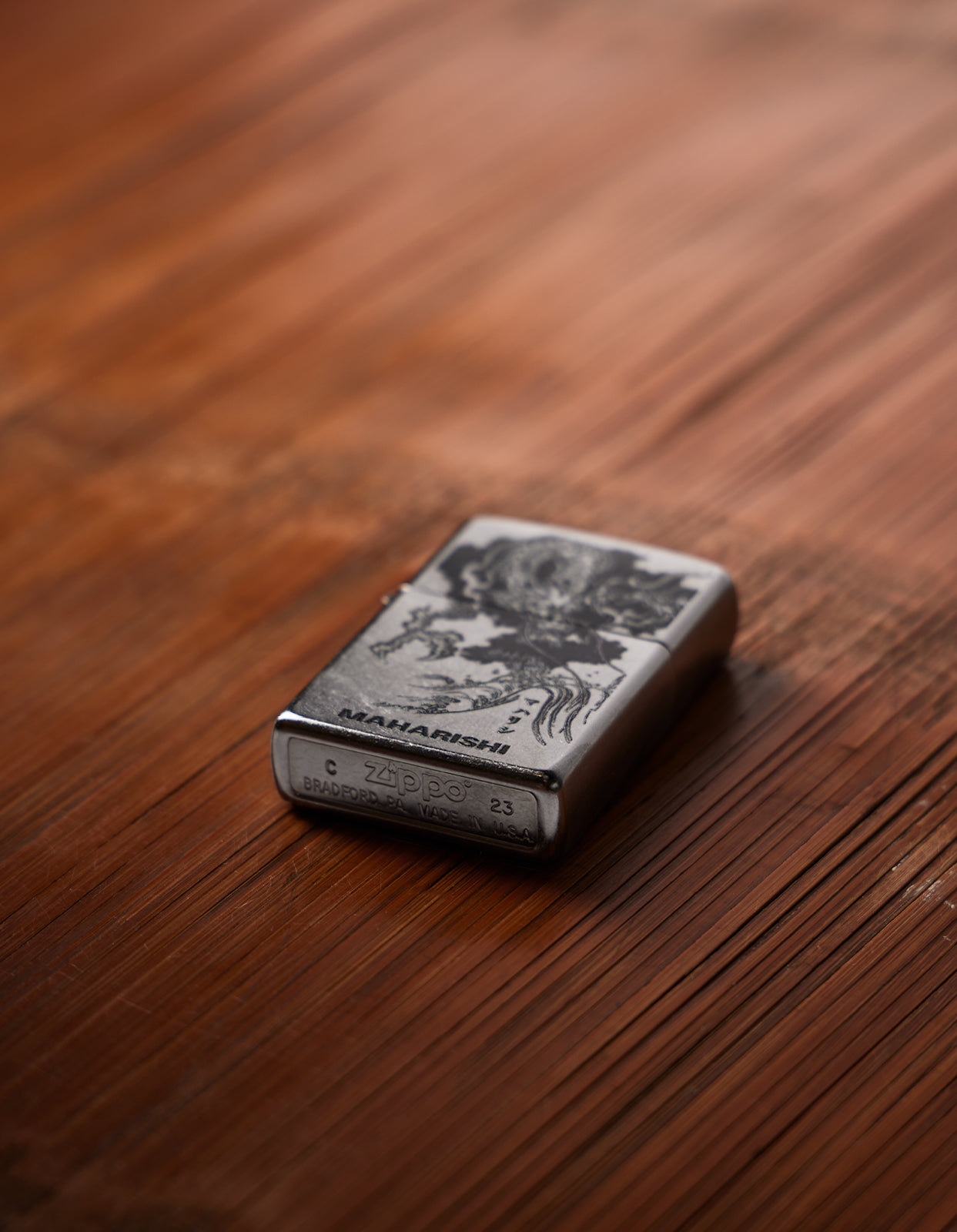 1125 Fire Dragon Engraved Zippo® Lighter Silver