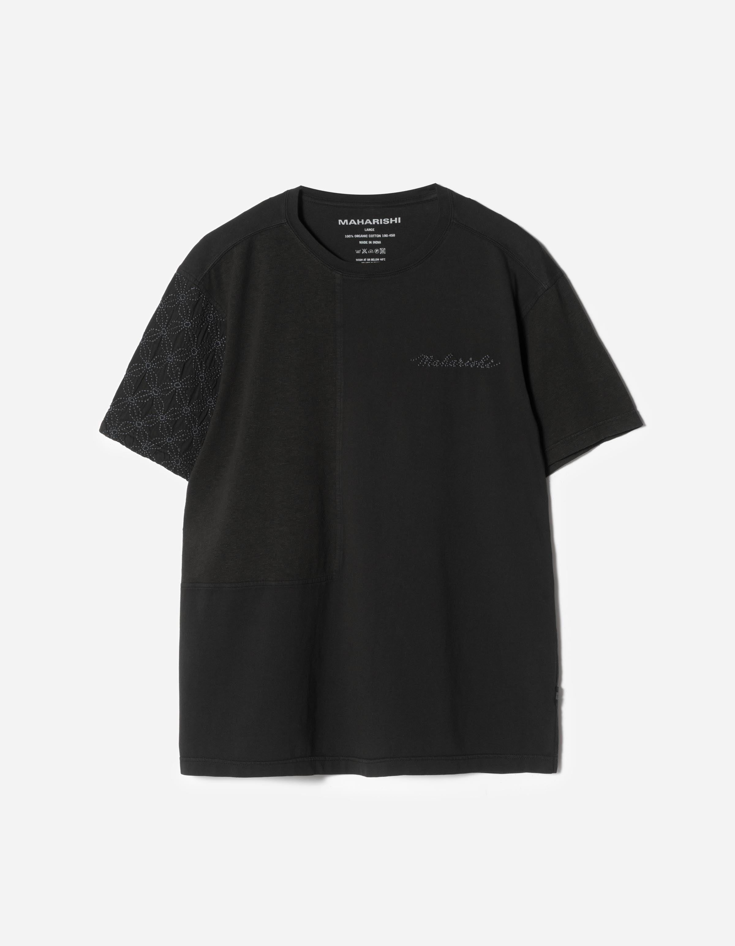 7586 Sashiko S/S T-Shirt Black – Maharishi