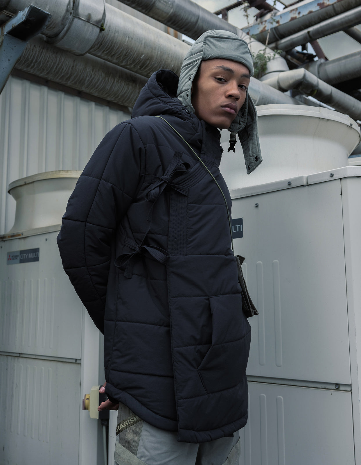 4608 Primaloft® Padded Dragon Parka Black