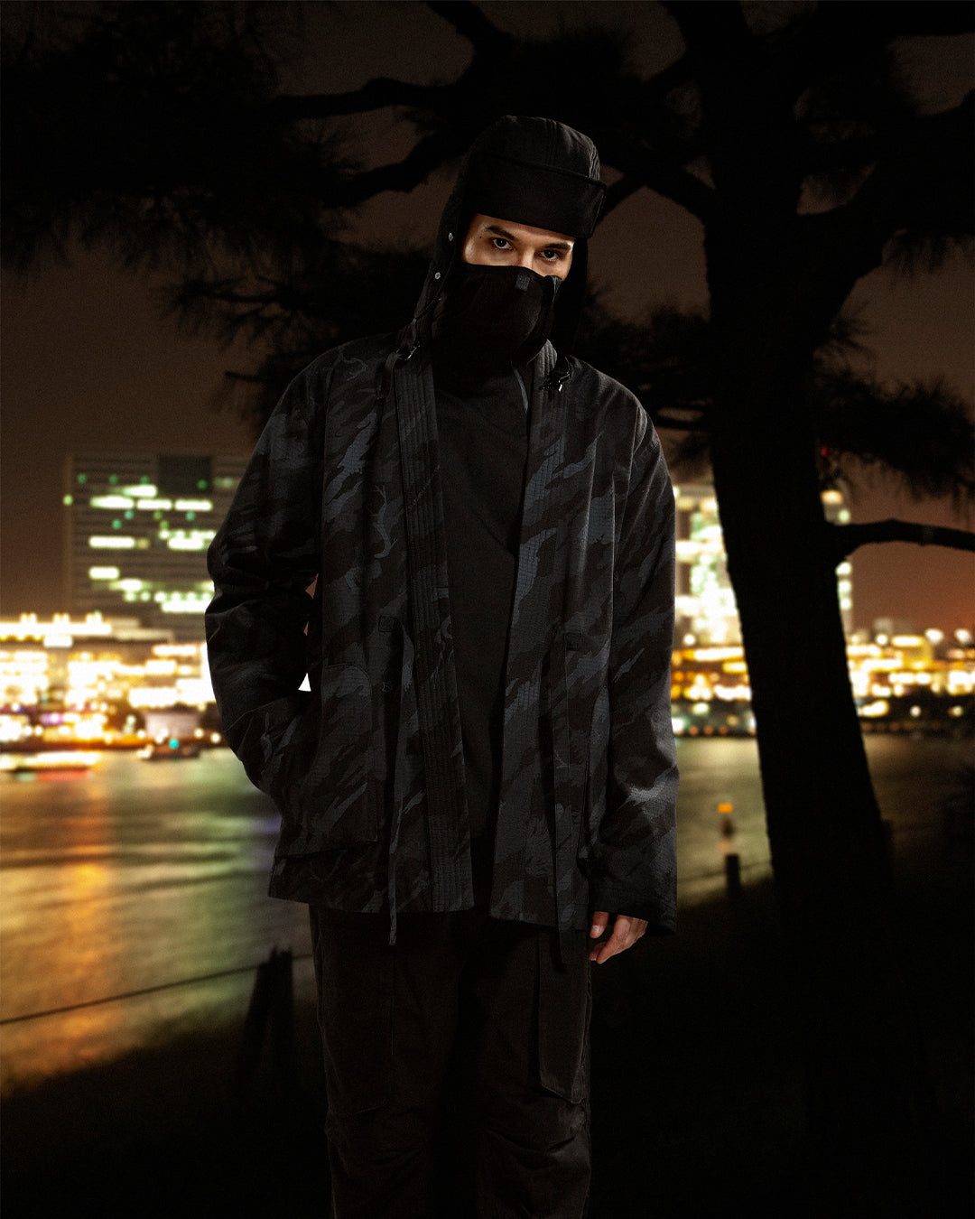 4550 Camo Cordura NYCO® Kimono Subdued Night/Black