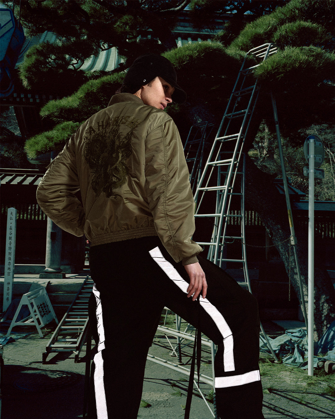 4611 Hi-Vis M65 Cargo Pants · Loose Black