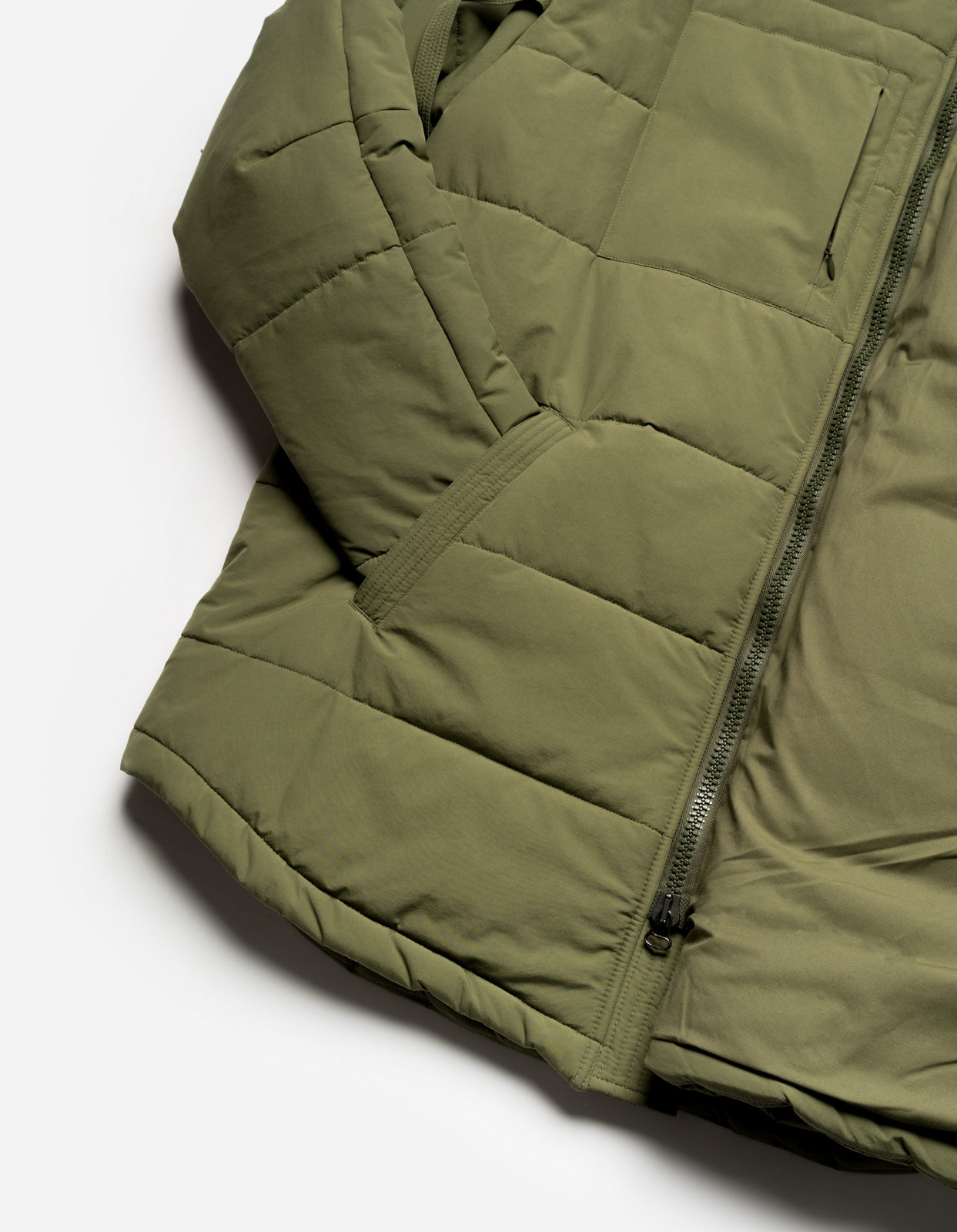 1077 Primaloft® Padded Tech Parka Olive