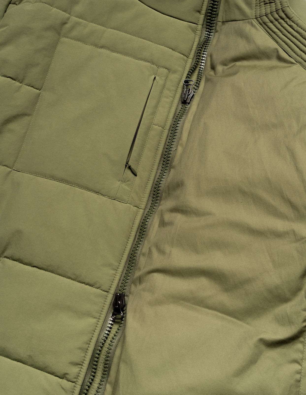 1077 Primaloft® Padded Tech Parka Olive