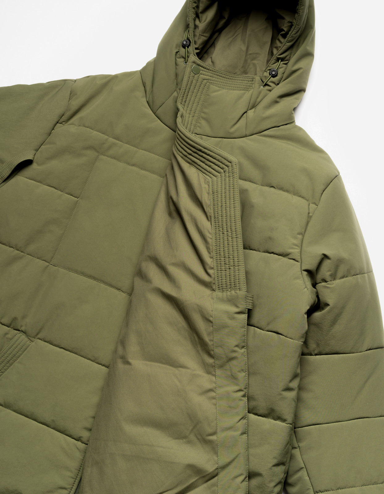 1077 Primaloft® Padded Tech Parka Olive