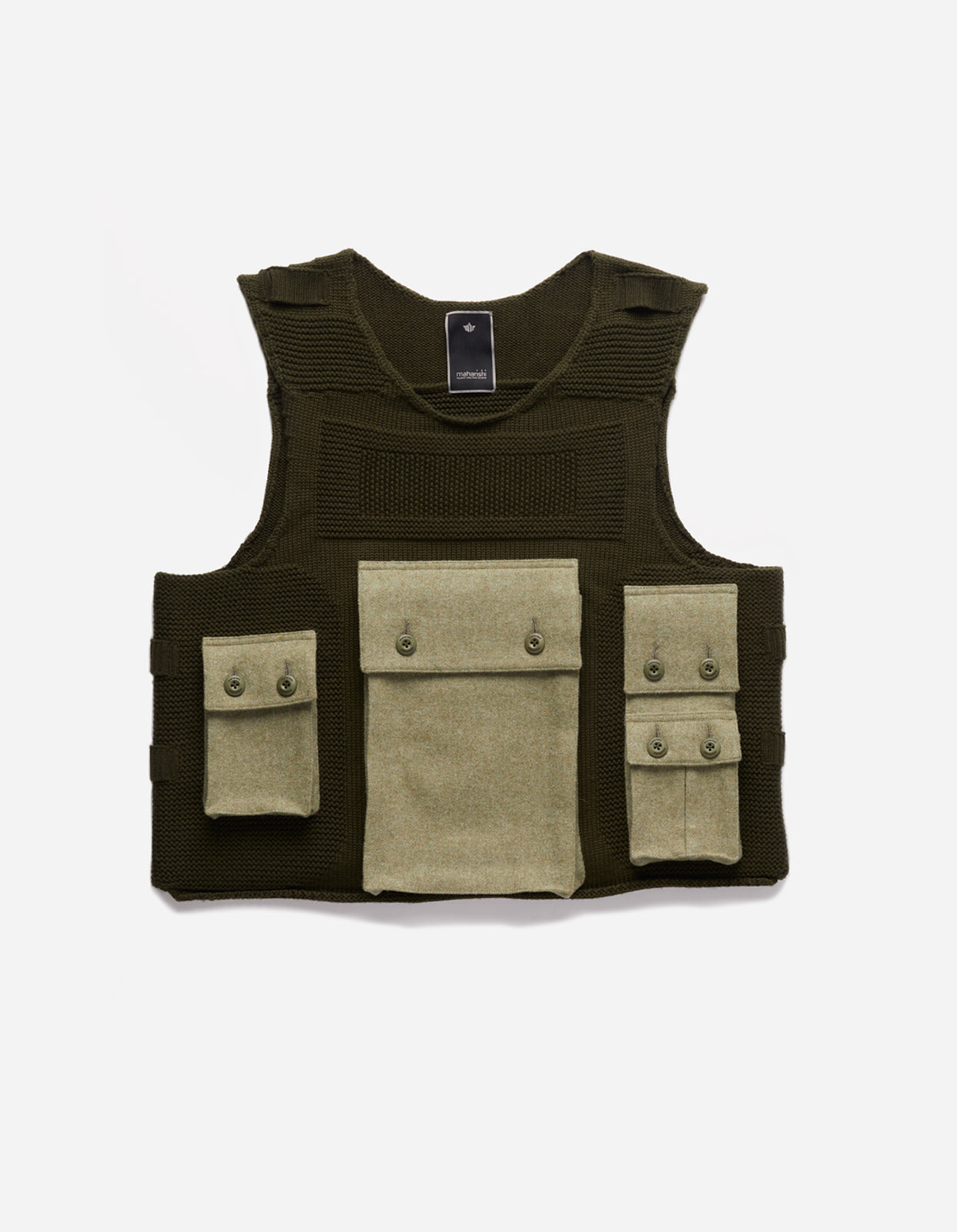 1092 Knitted Ballistic Vest Olive