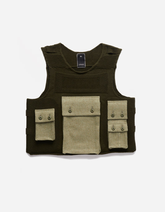 1092 Knitted Ballistic Vest Olive