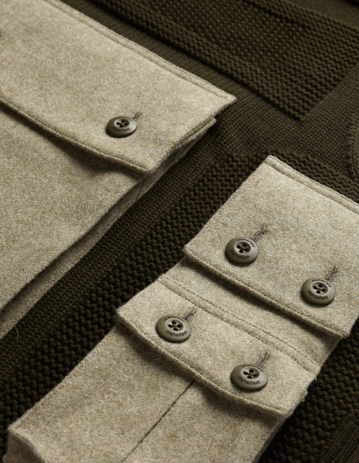 1092 Knitted Ballistic Vest Olive