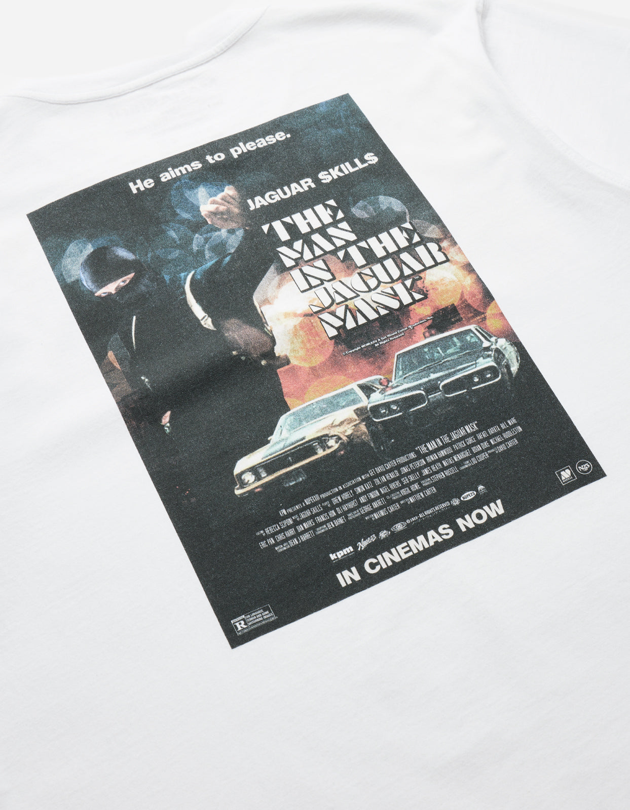 1105 The Man in the Mask T-Shirt White