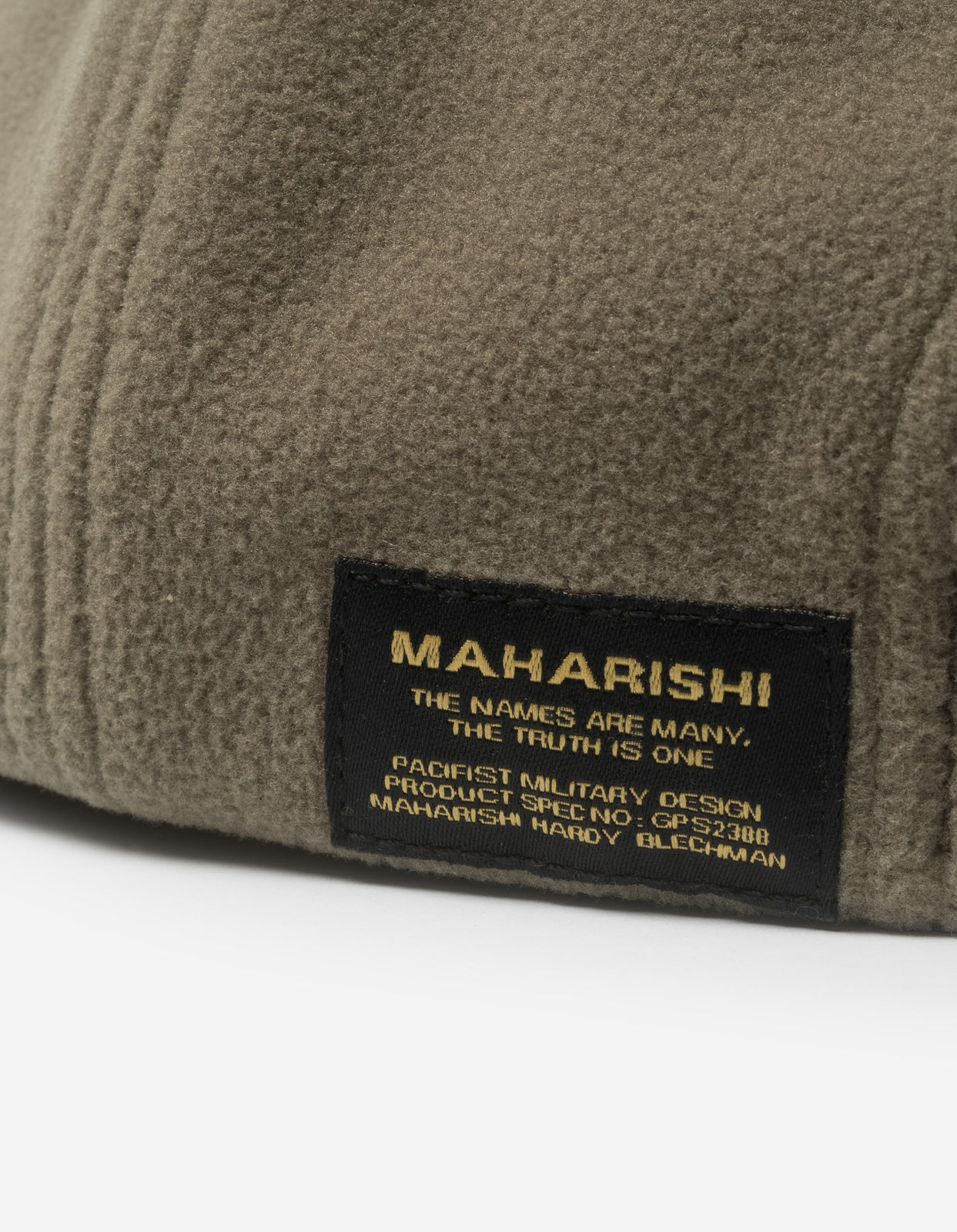 1122 Waterproof Fleece 6 Panel Cap Olive OG-107F