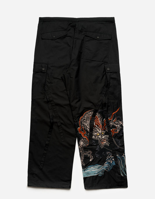4538 Sue-Ryu Loose Cargo Snopants® Black