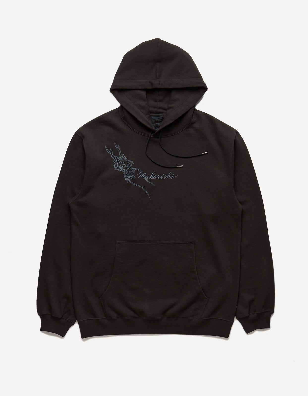 4539 Sue-Ryu Tonal Hooded Sweat Black