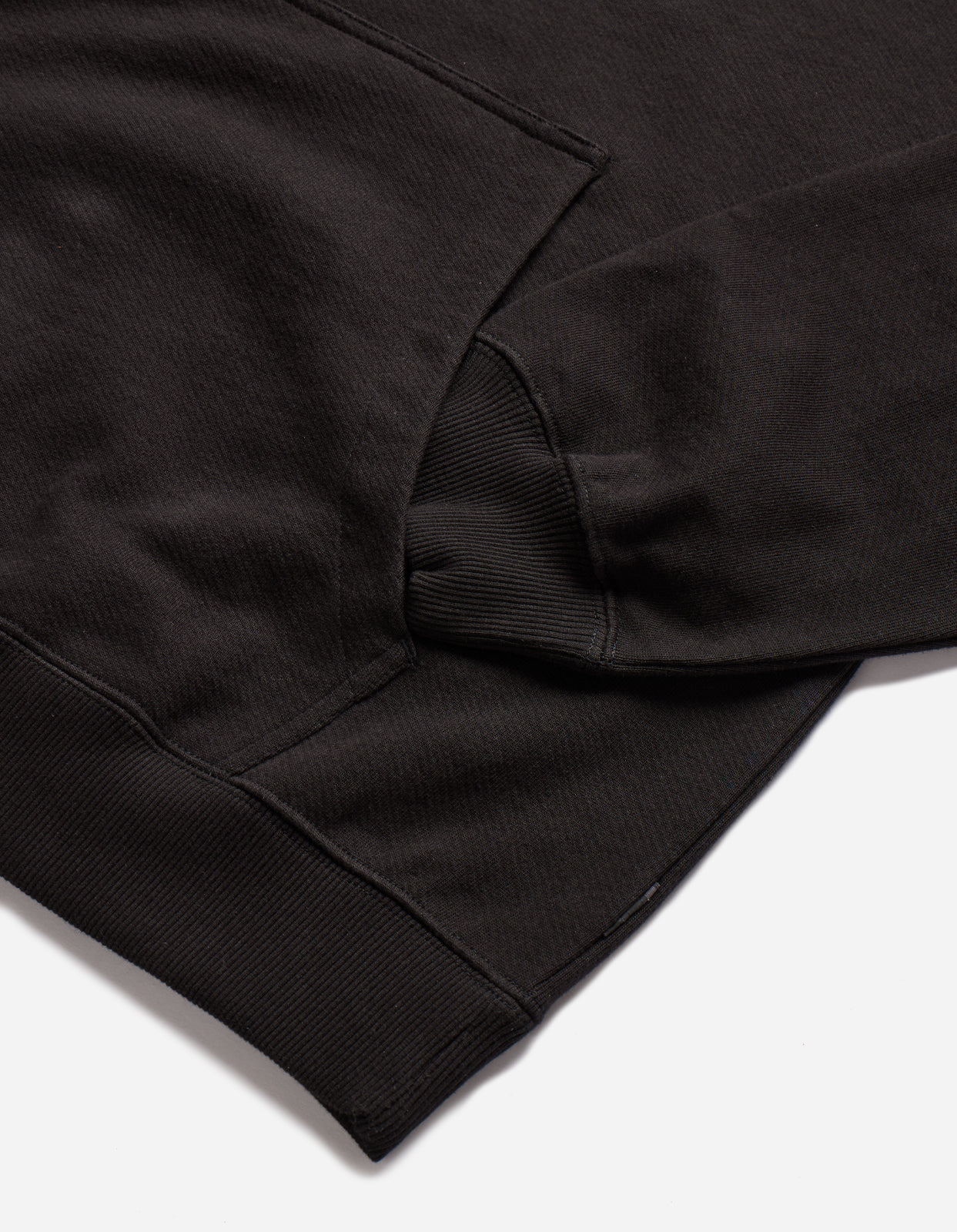 4539 Sue-Ryu Tonal Hooded Sweat Black