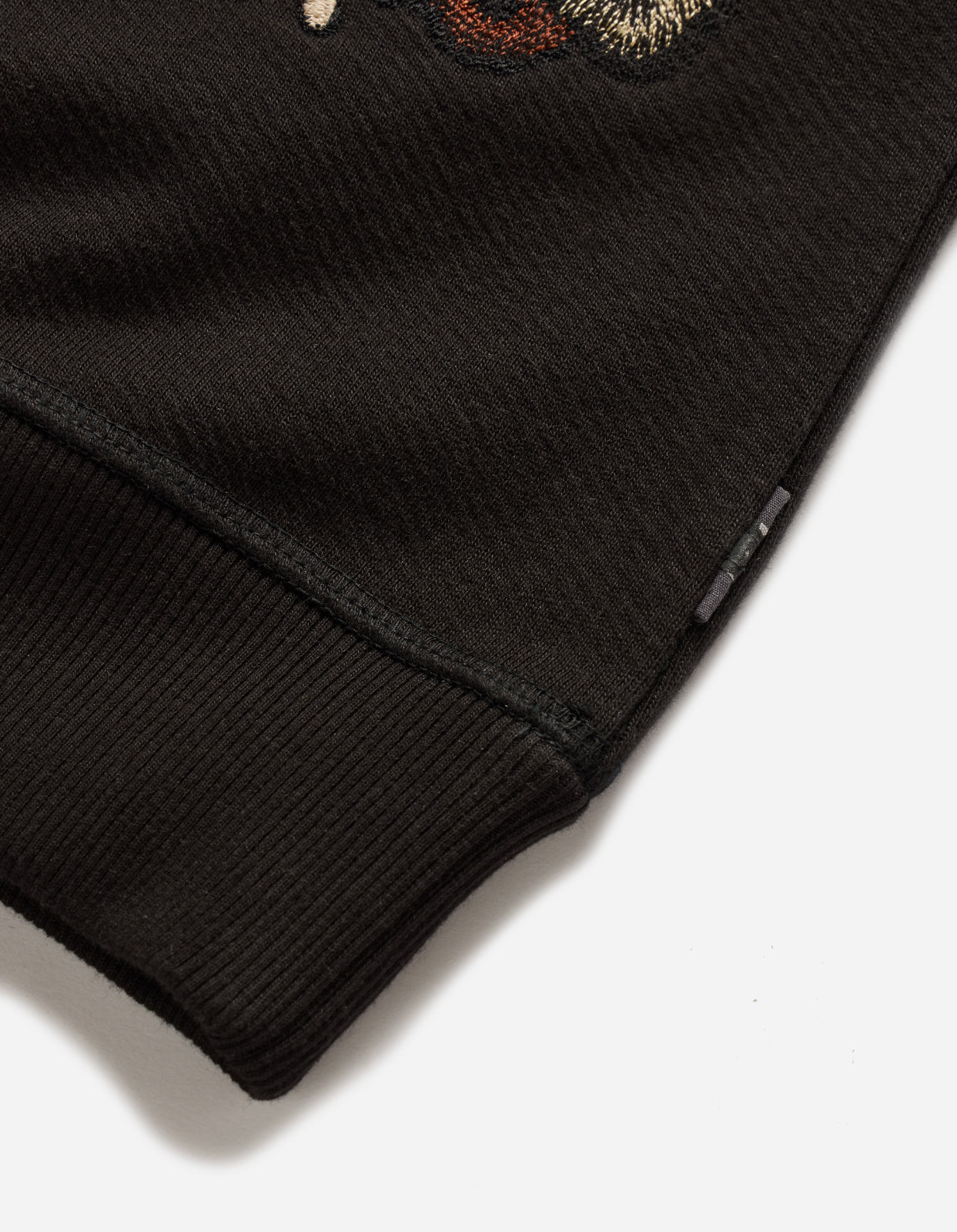 4545 Nekomata Embroidered Crew Sweat Black