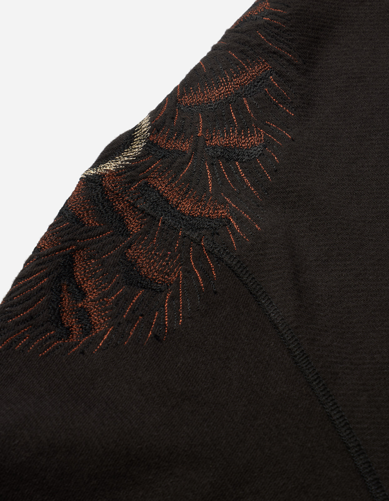 4545 Nekomata Embroidered Crew Sweat Black