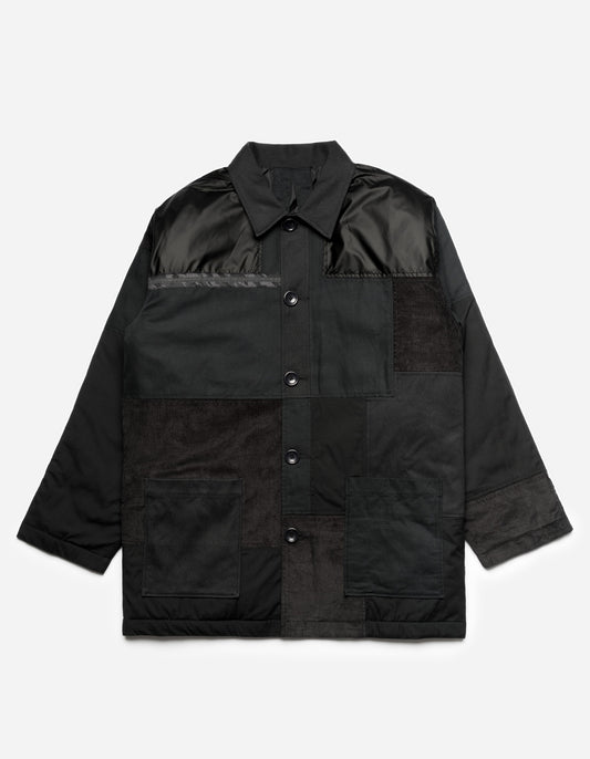 4559 Patchwork Donkey Jacket Black