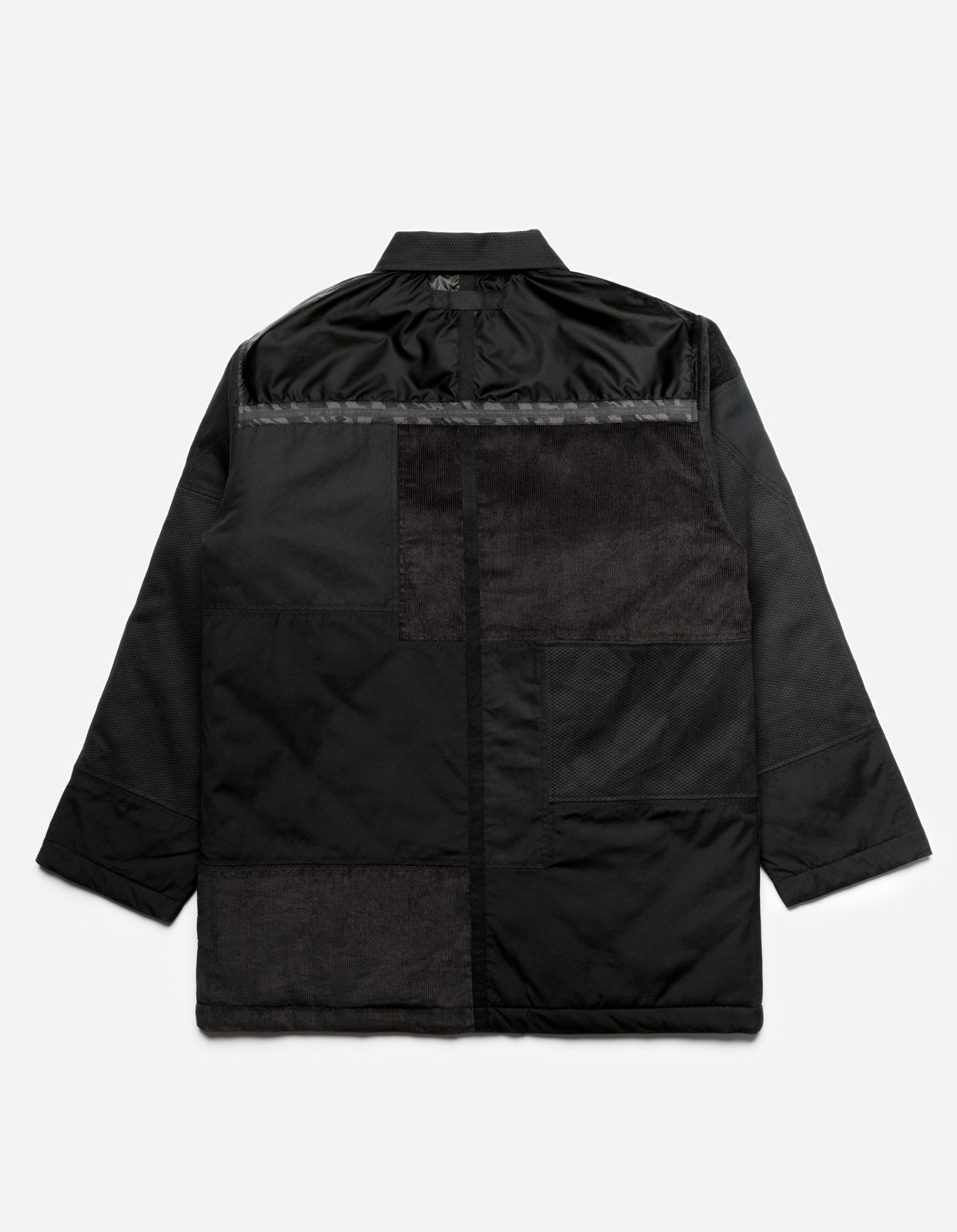 4559 Patchwork Donkey Jacket Black
