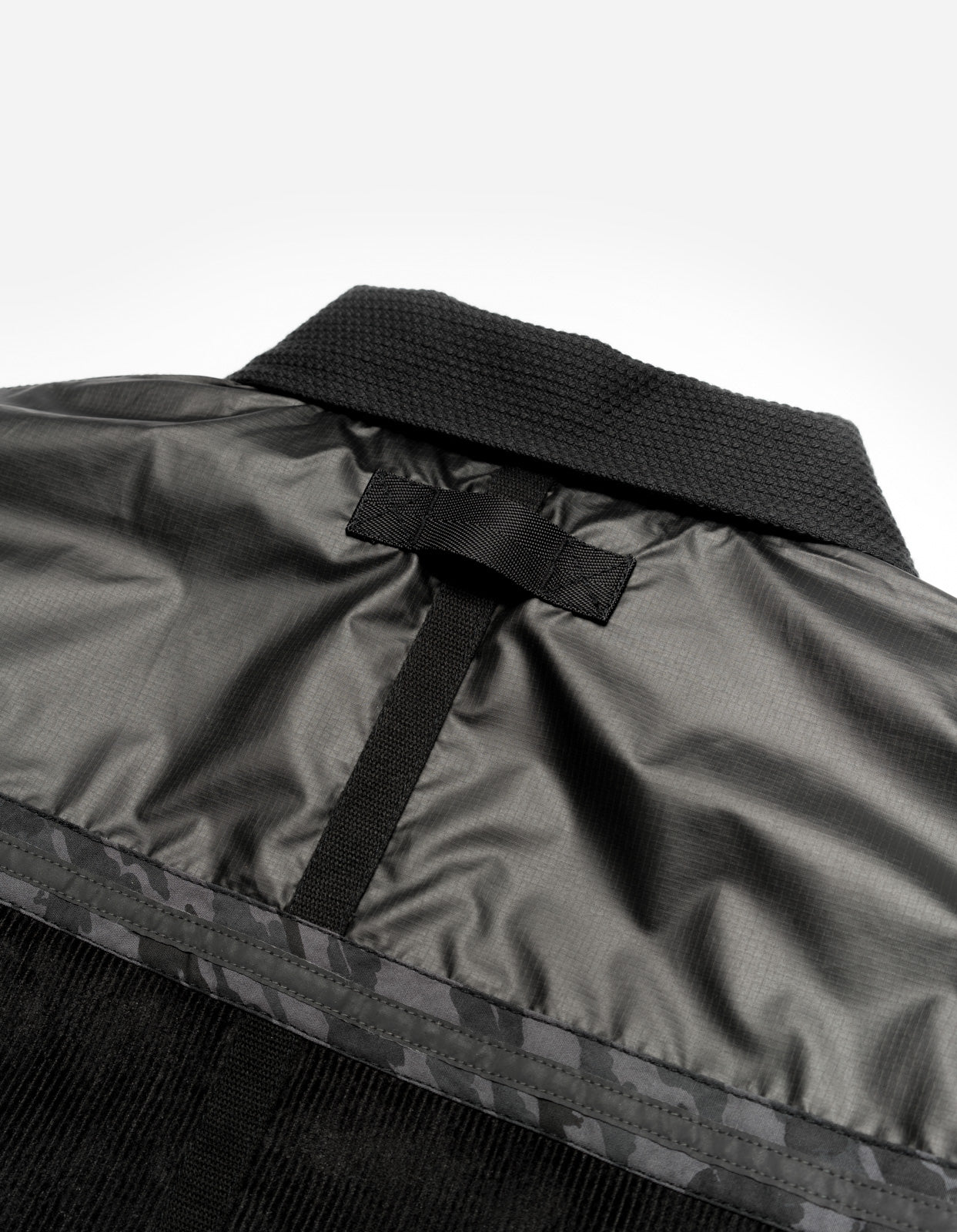 4559 Patchwork Donkey Jacket Black