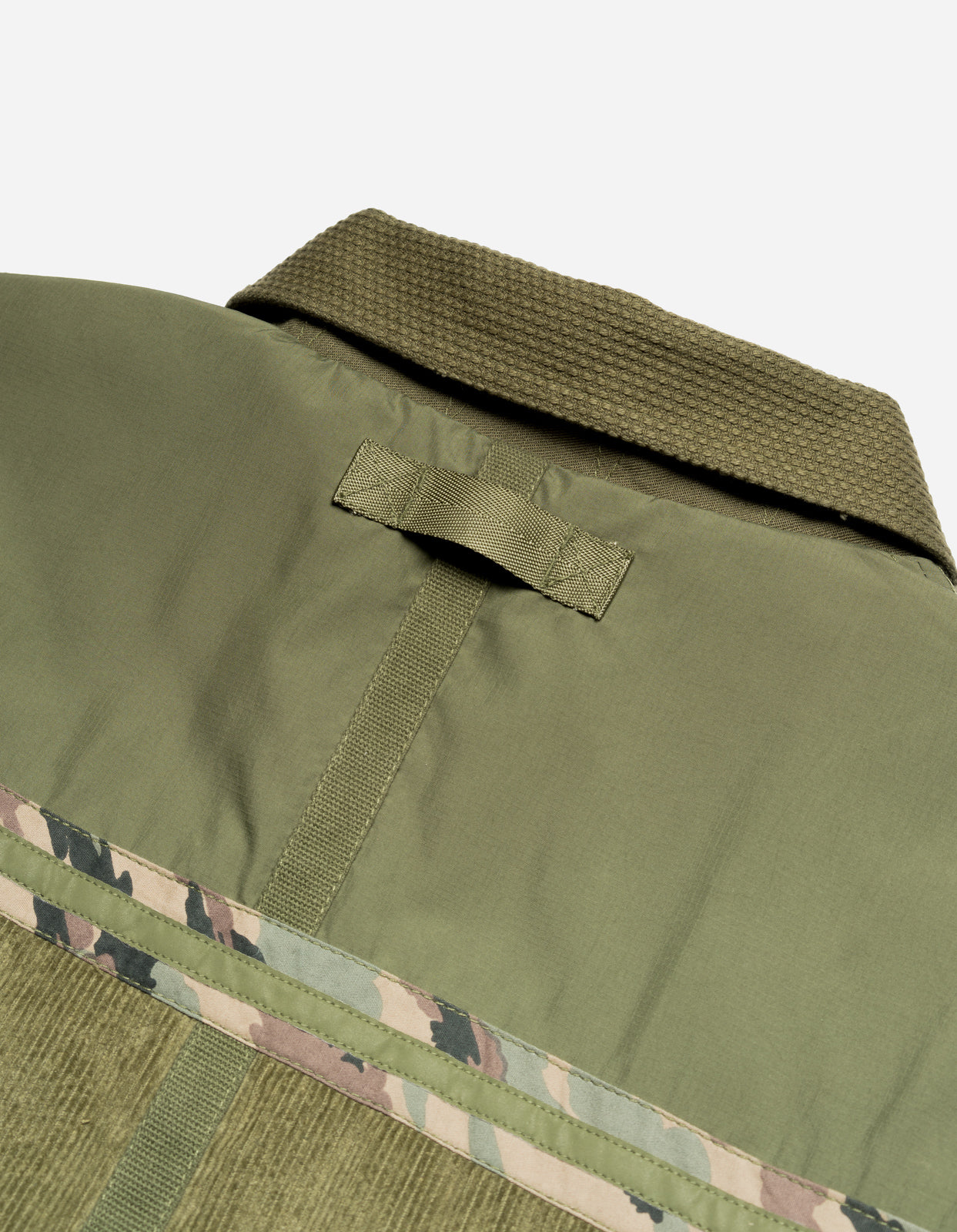 4559 Patchwork Donkey Jacket Olive