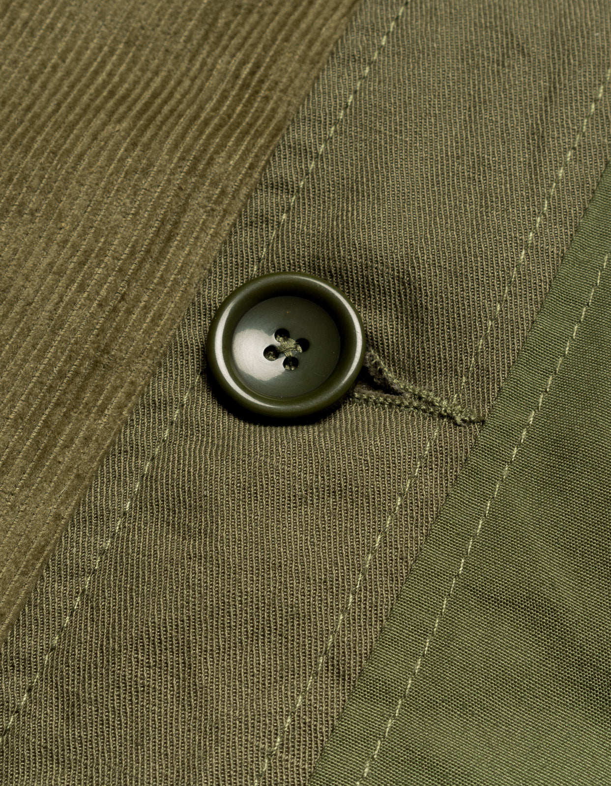 4559 Patchwork Donkey Jacket Olive