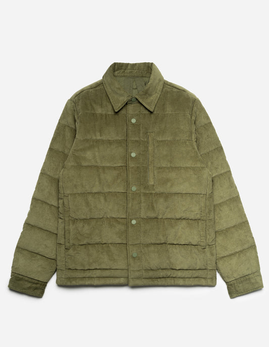 4571 Hemp Cord Padded Shirt Olive OG-107F