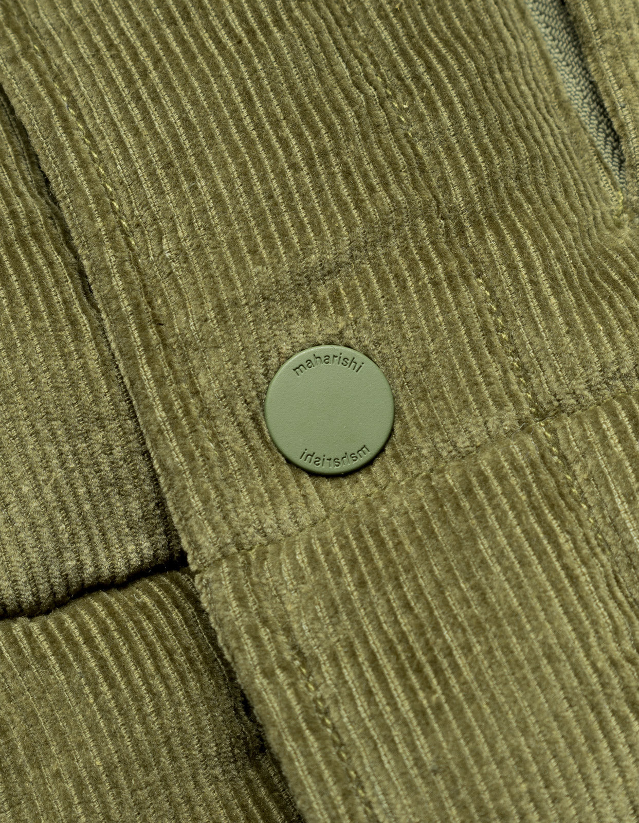 4571 Hemp Cord Padded Shirt Olive OG-107F
