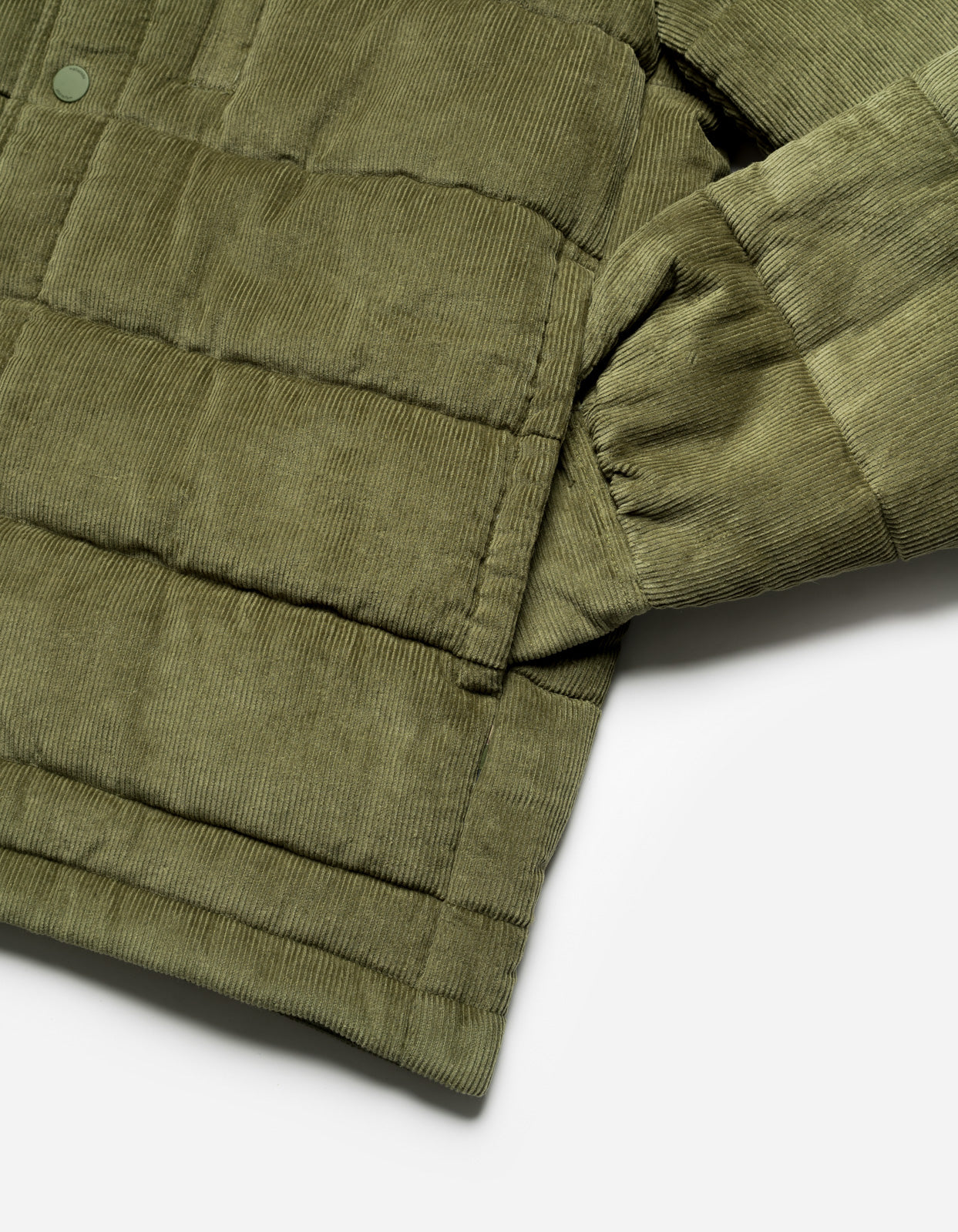 4571 Hemp Cord Padded Shirt Olive OG-107F