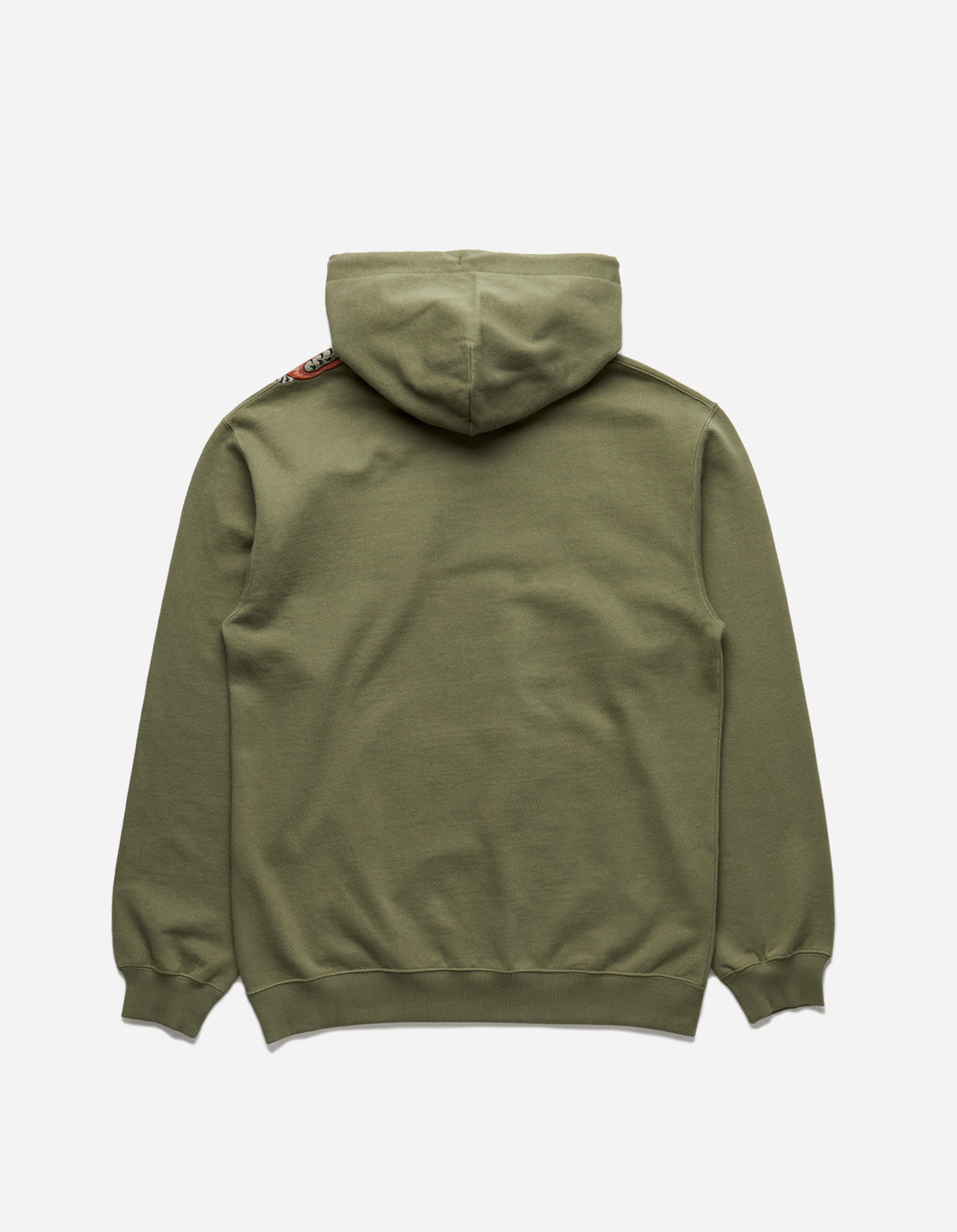 4573 Ying & Yang Hooded Sweat Olive OG-107F