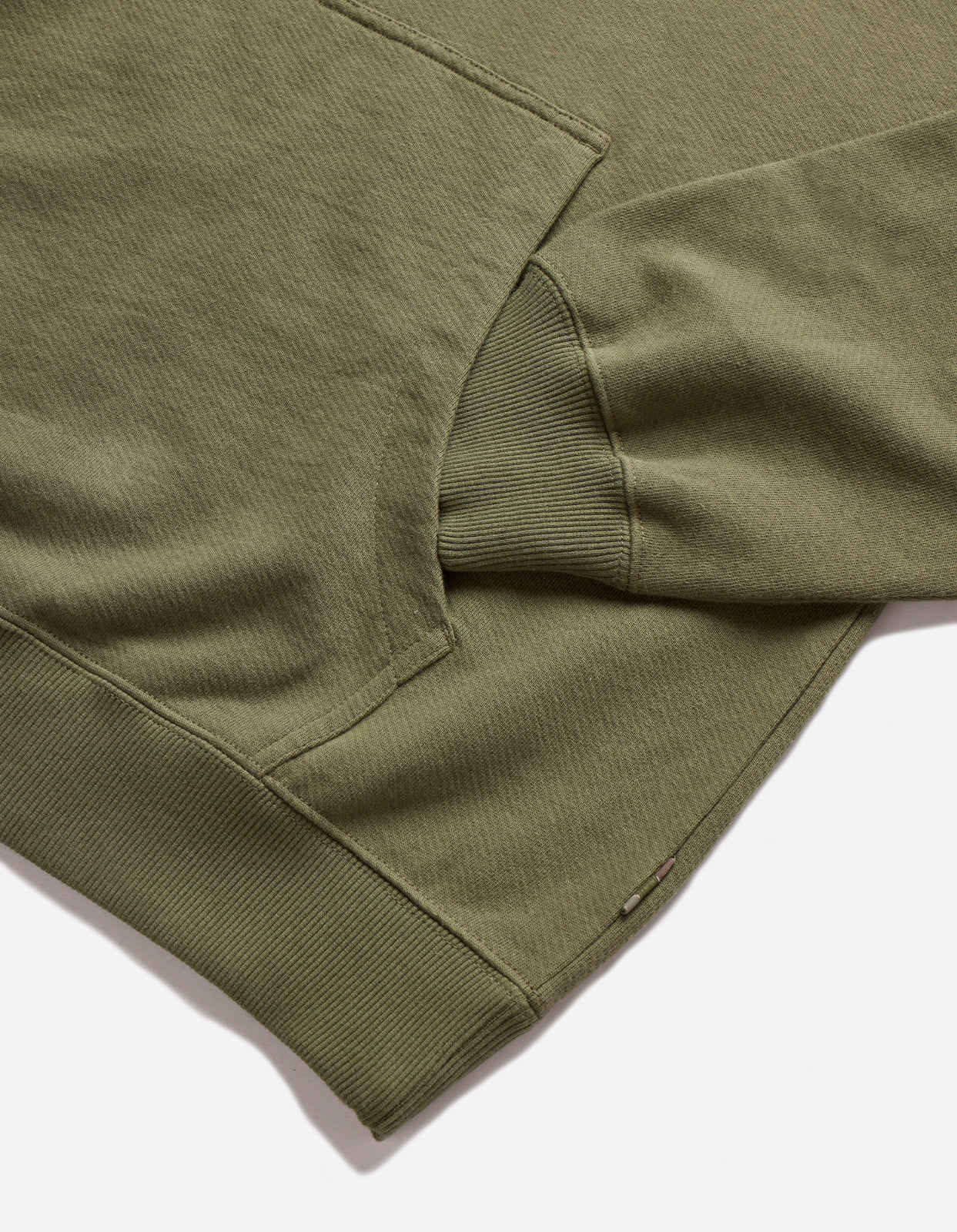 4573 Ying & Yang Hooded Sweat Olive OG-107F