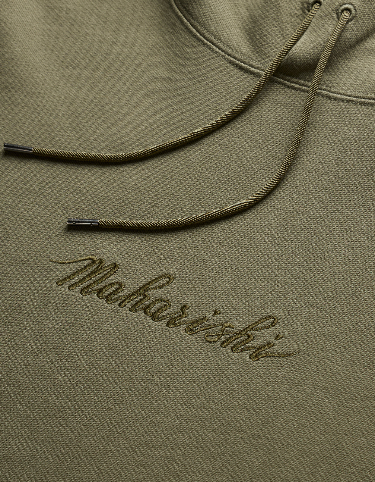 4622 Maharishi Organic Hooded Sweat Olive