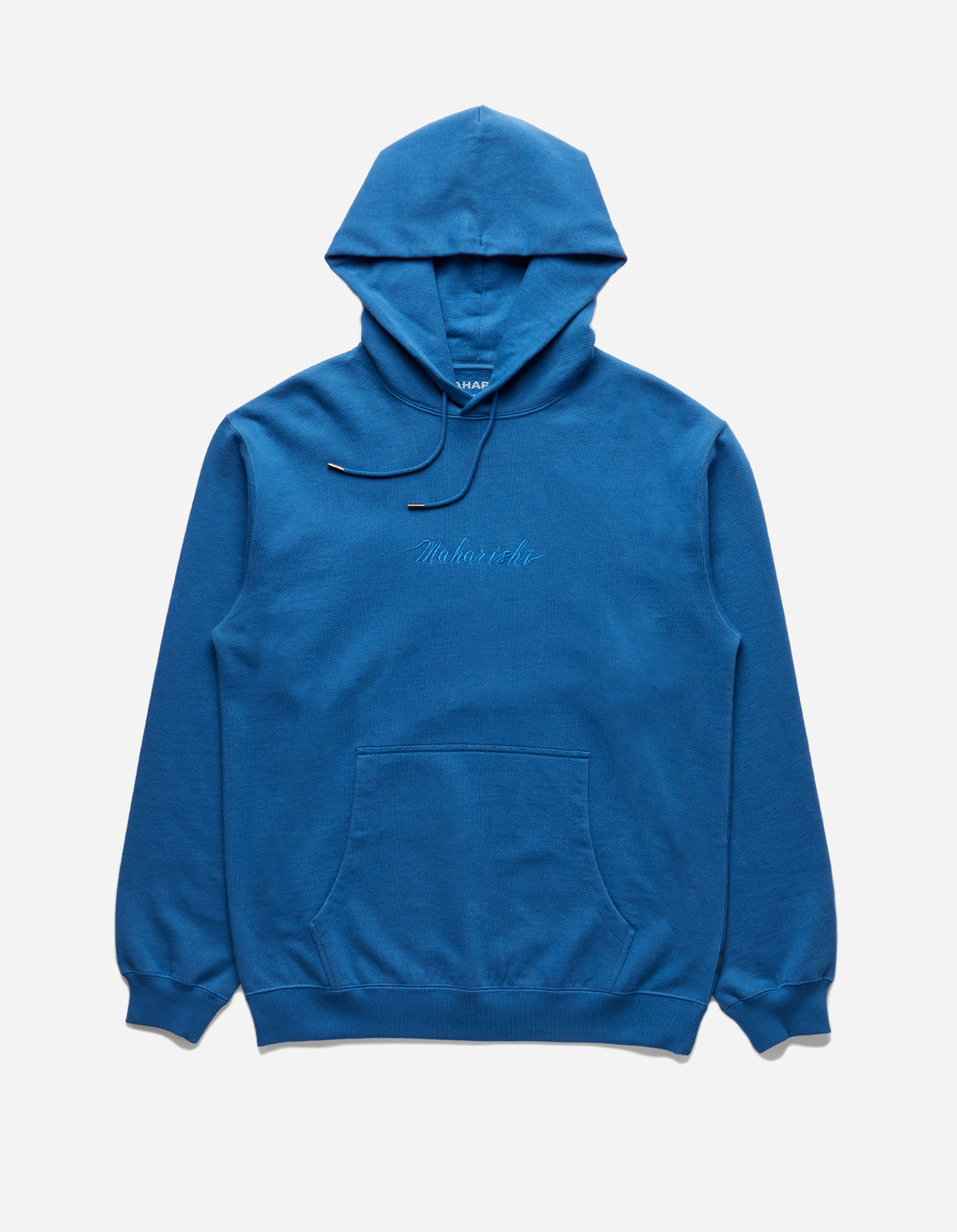 4622 Maharishi Organic Hooded Sweat Workwear Blue